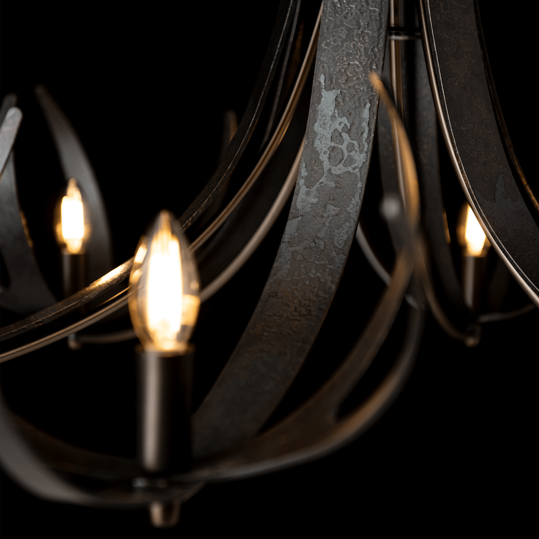 Caribou 9-Light Tiered Chandelier | by Hubbardton Forge | 101326