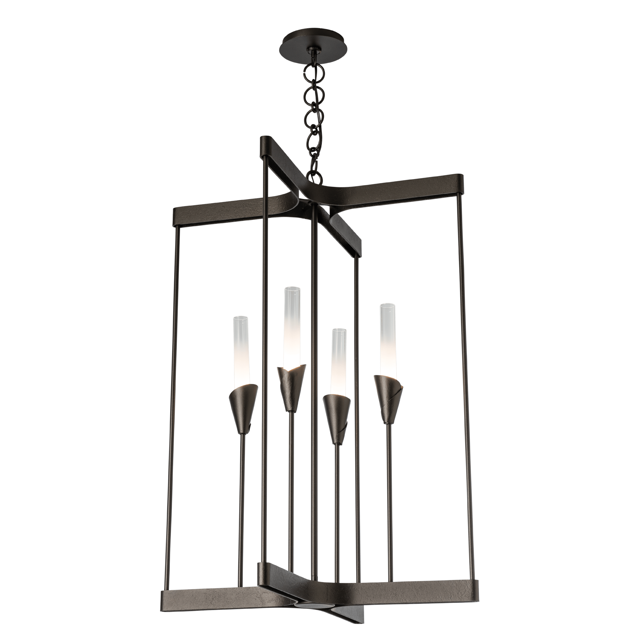 Lilium 4-Light Chandelier | by Hubbardton Forge | 101700