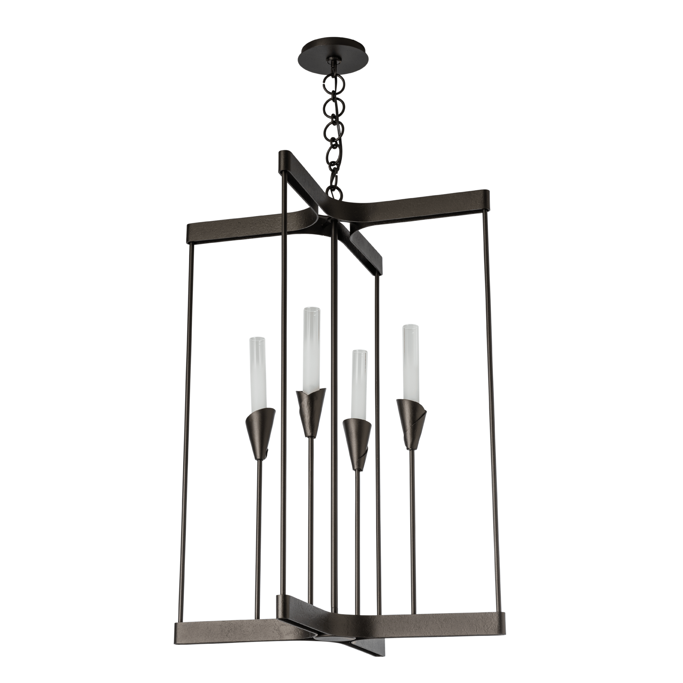 Lilium 4-Light Chandelier | by Hubbardton Forge | 101700