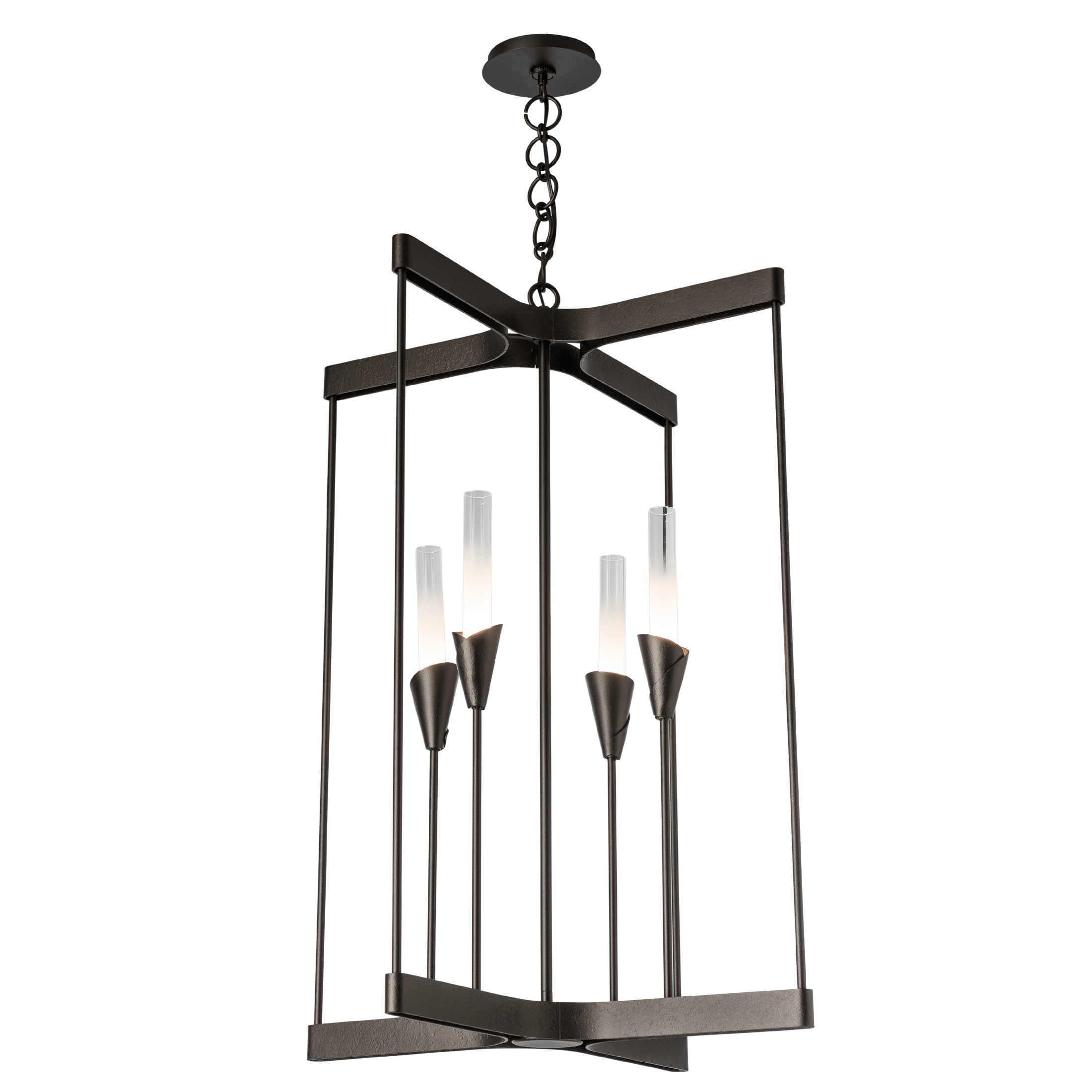 Lilium 4-Light Chandelier | by Hubbardton Forge | 101700