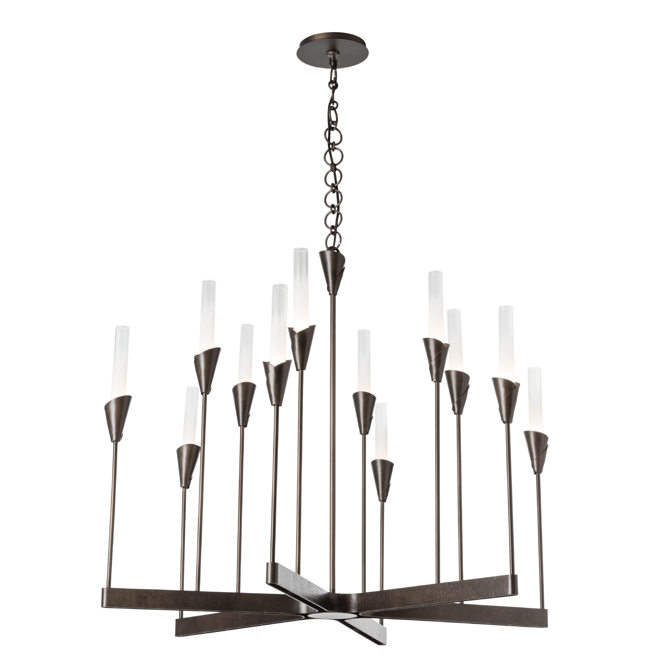 Lilium 12-Light Chandelier | by Hubbardton Forge | 101706