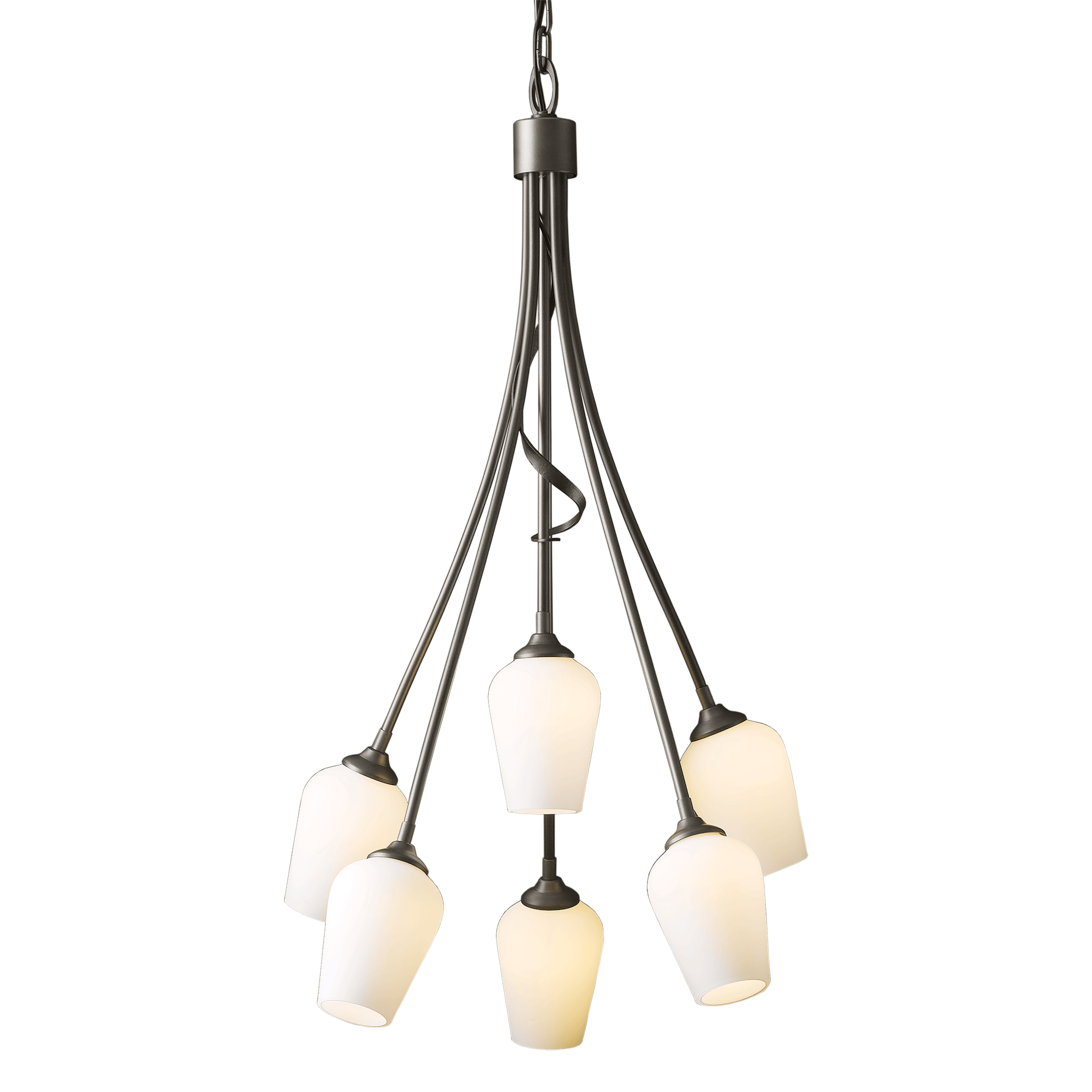 Flora 6 Arm Chandelier | by Hubbardton Forge | 103043