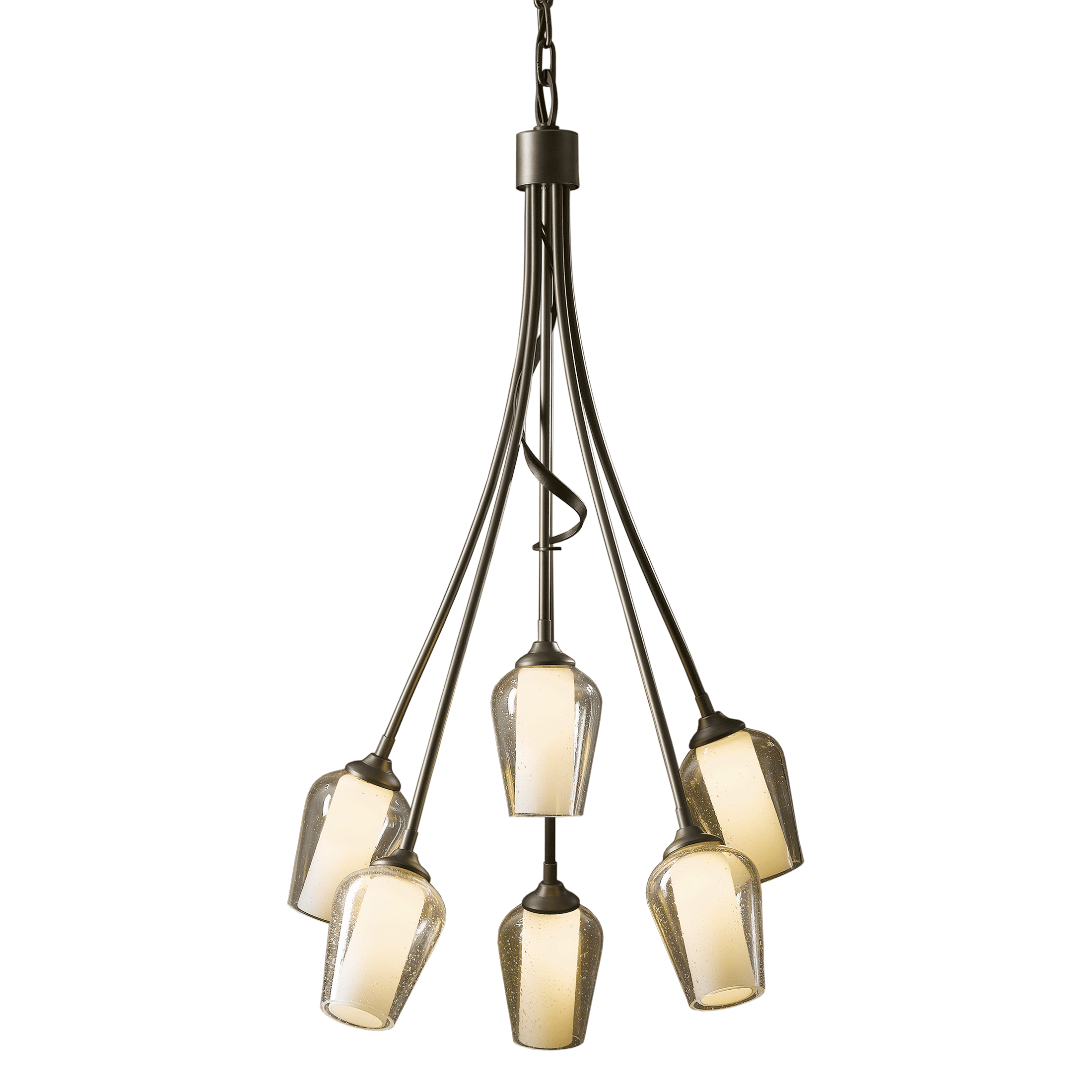 Flora 6 Arm Chandelier | by Hubbardton Forge | 103043 Flora 6 Arm Chandelier | by Hubbardton Forge | 103043