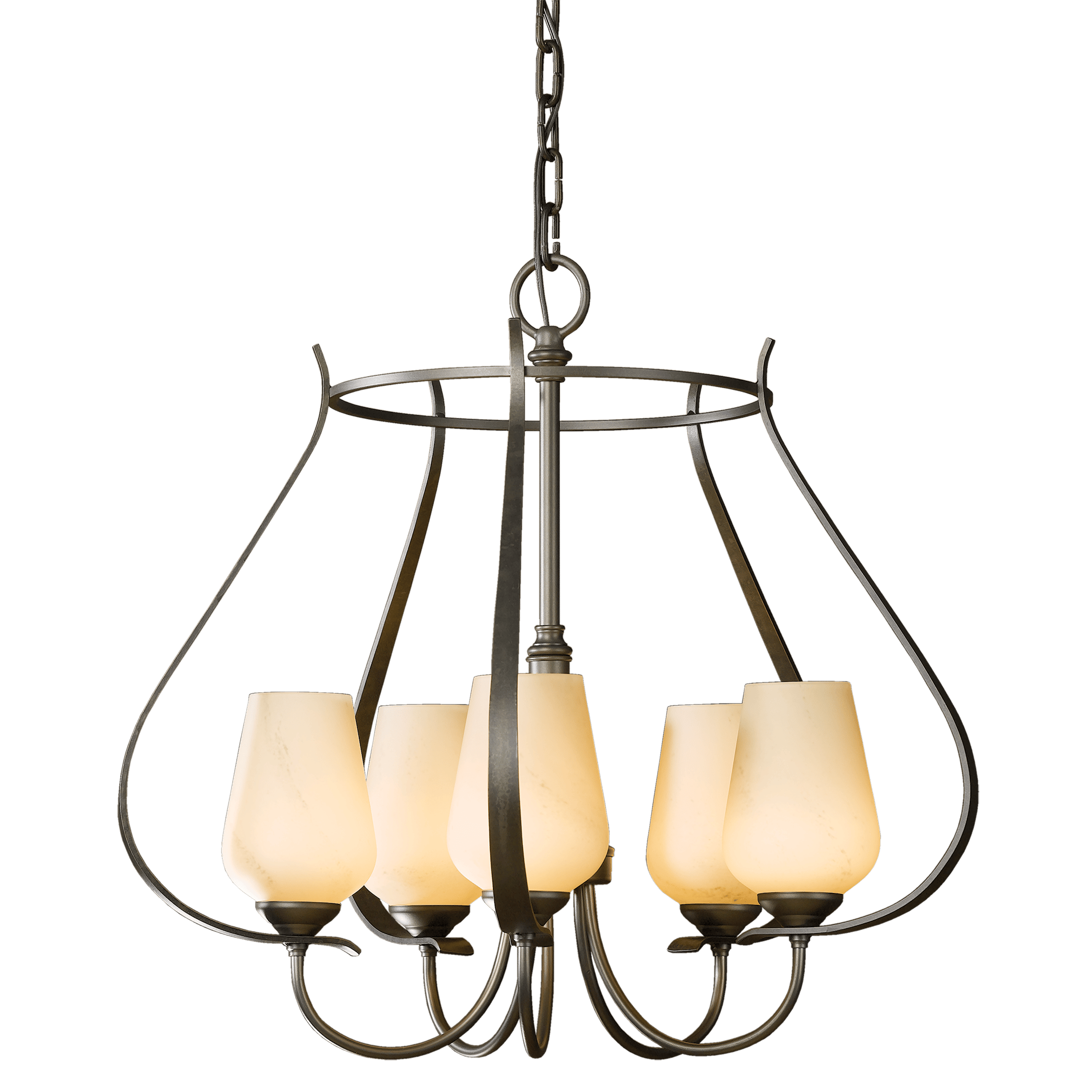 Flora 5-Arm Chandelier | by Hubbardton Forge | 103045
