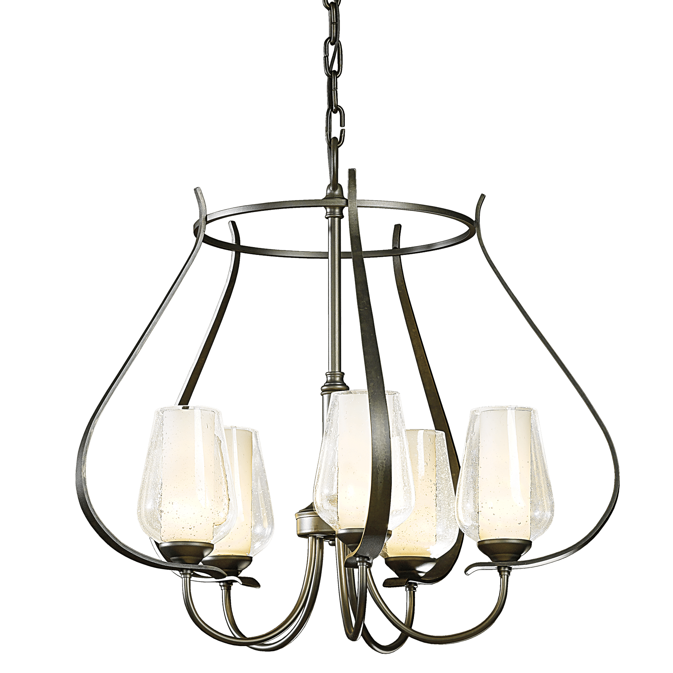 Flora 5 Arm Chandelier | by Hubbardton Forge | 103045