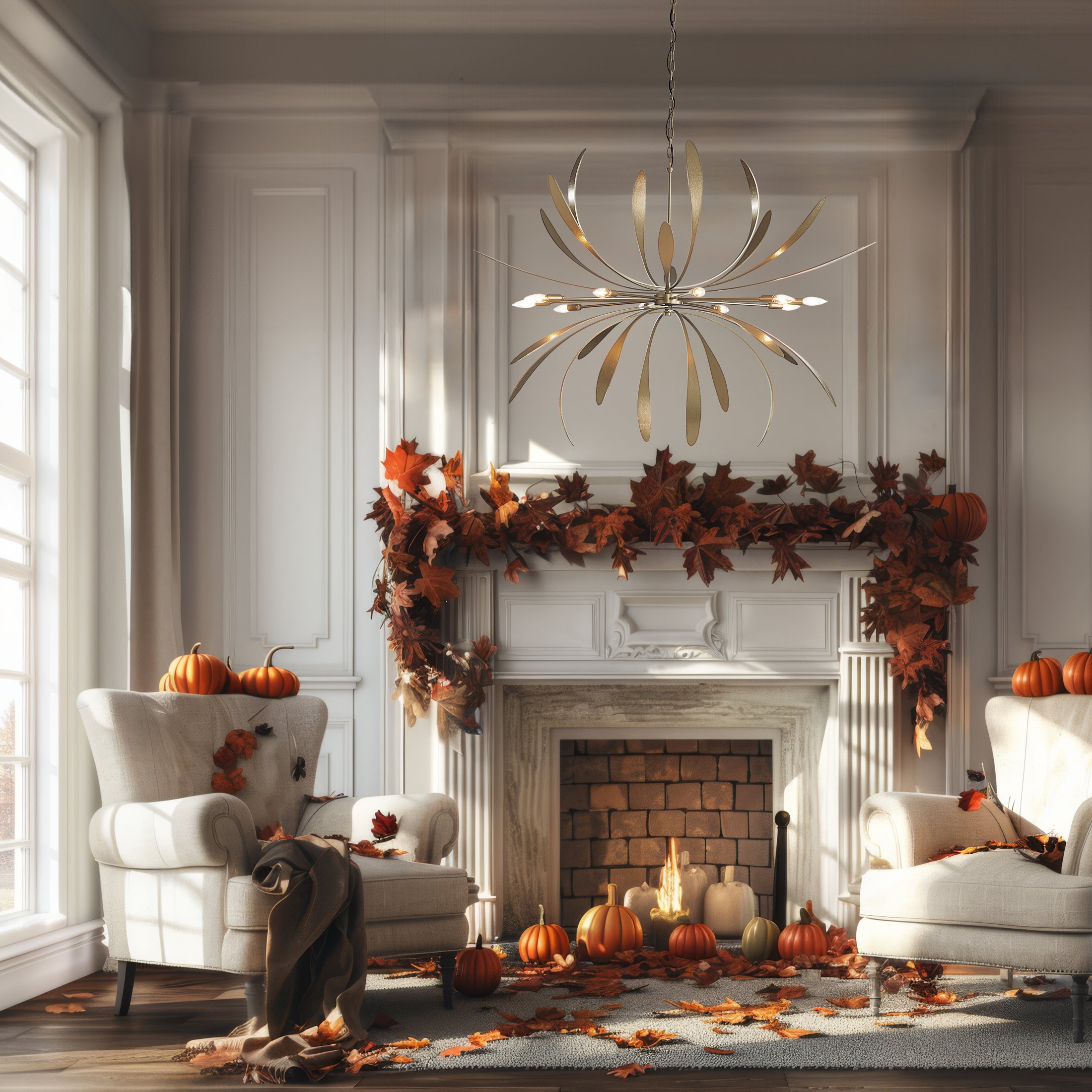Dahlia Large Chandelier | by Hubbardton Forge | 104355