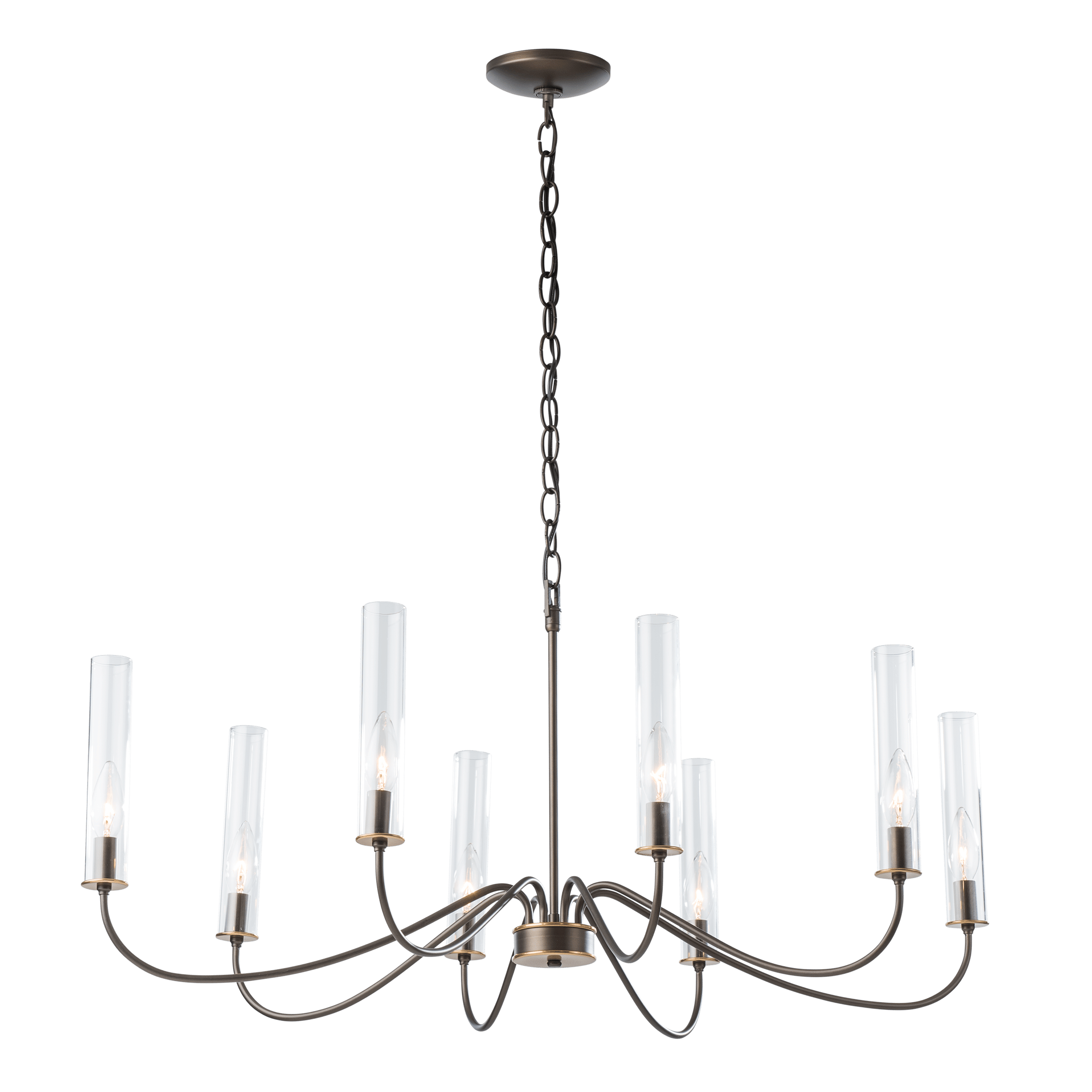 HARMONIER サンタクロース Grace 8-Arm Chandelier | by Hubbardton Forge | 105050