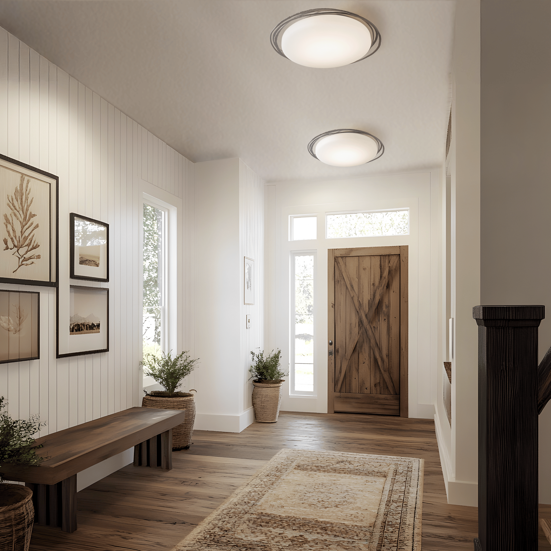 Nova Large LED Flush Mount | by Hubbardton Forge | 122112