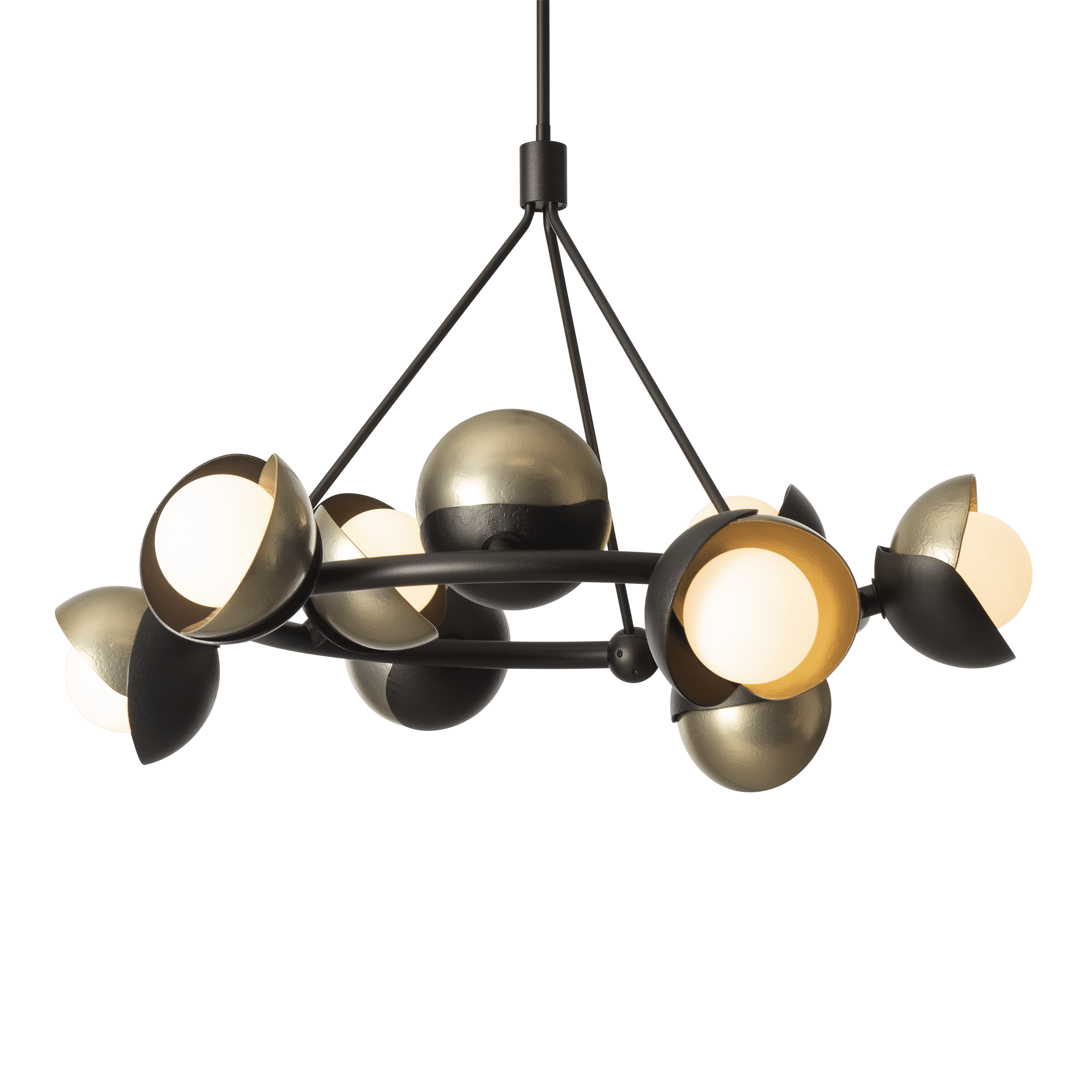 Brooklyn 9-Light Double Shade Ring Pendant | by Hubbardton Forge