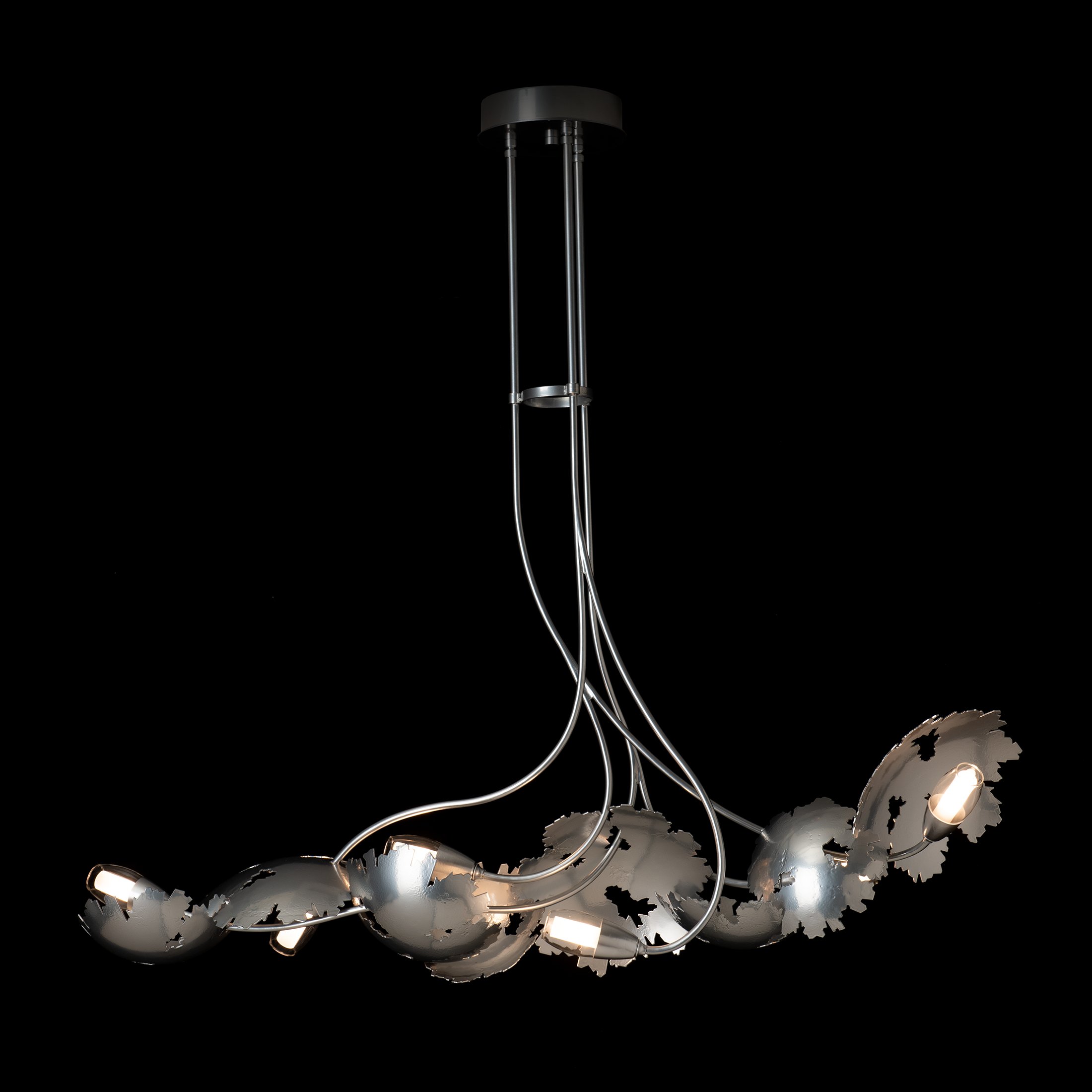 6 light linear pendant top