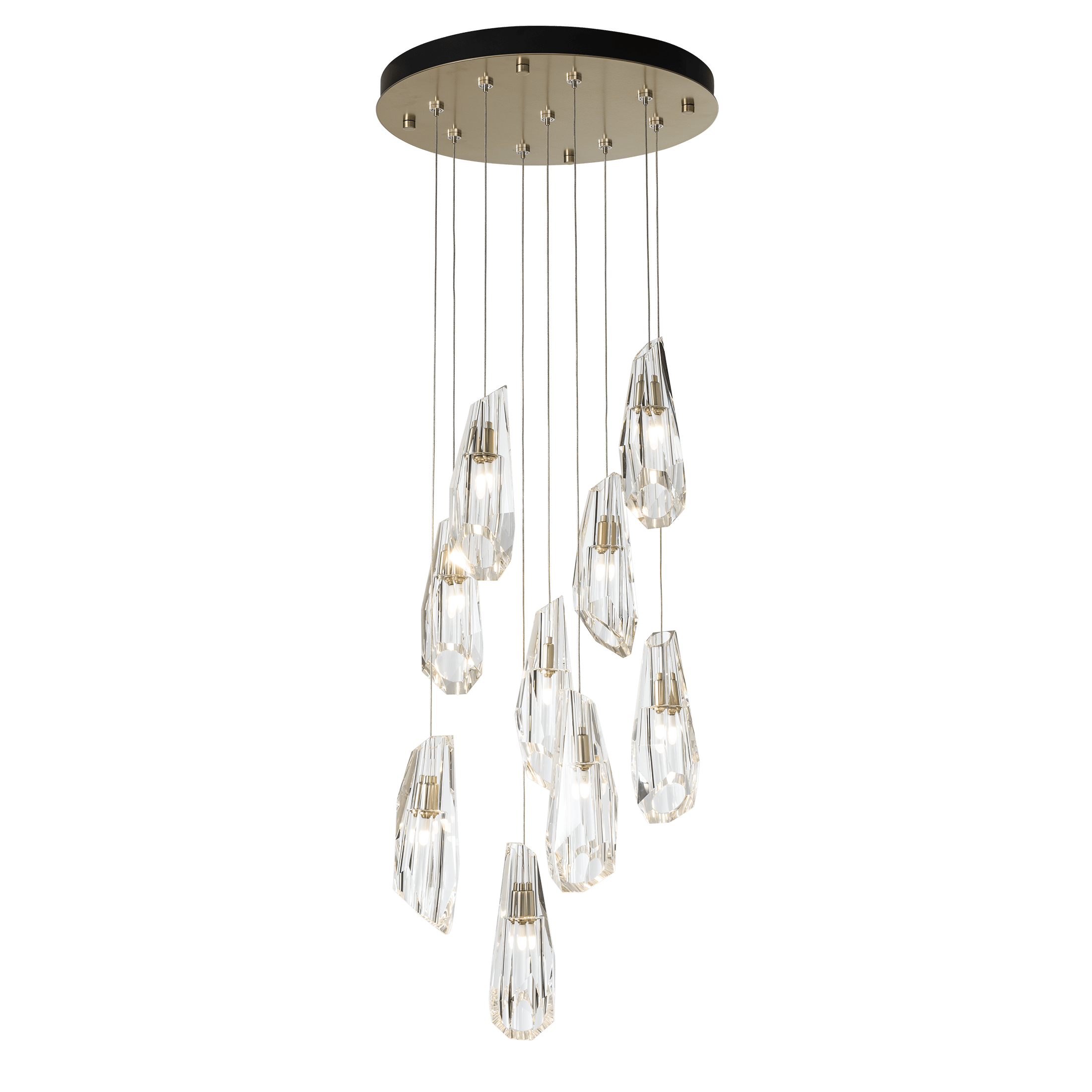 Luma 9-Light Crystal Pendant | by Hubbardton Forge | 131101 Luma 9-Light Crystal Pendant | by Hubbardton Forge | 131101