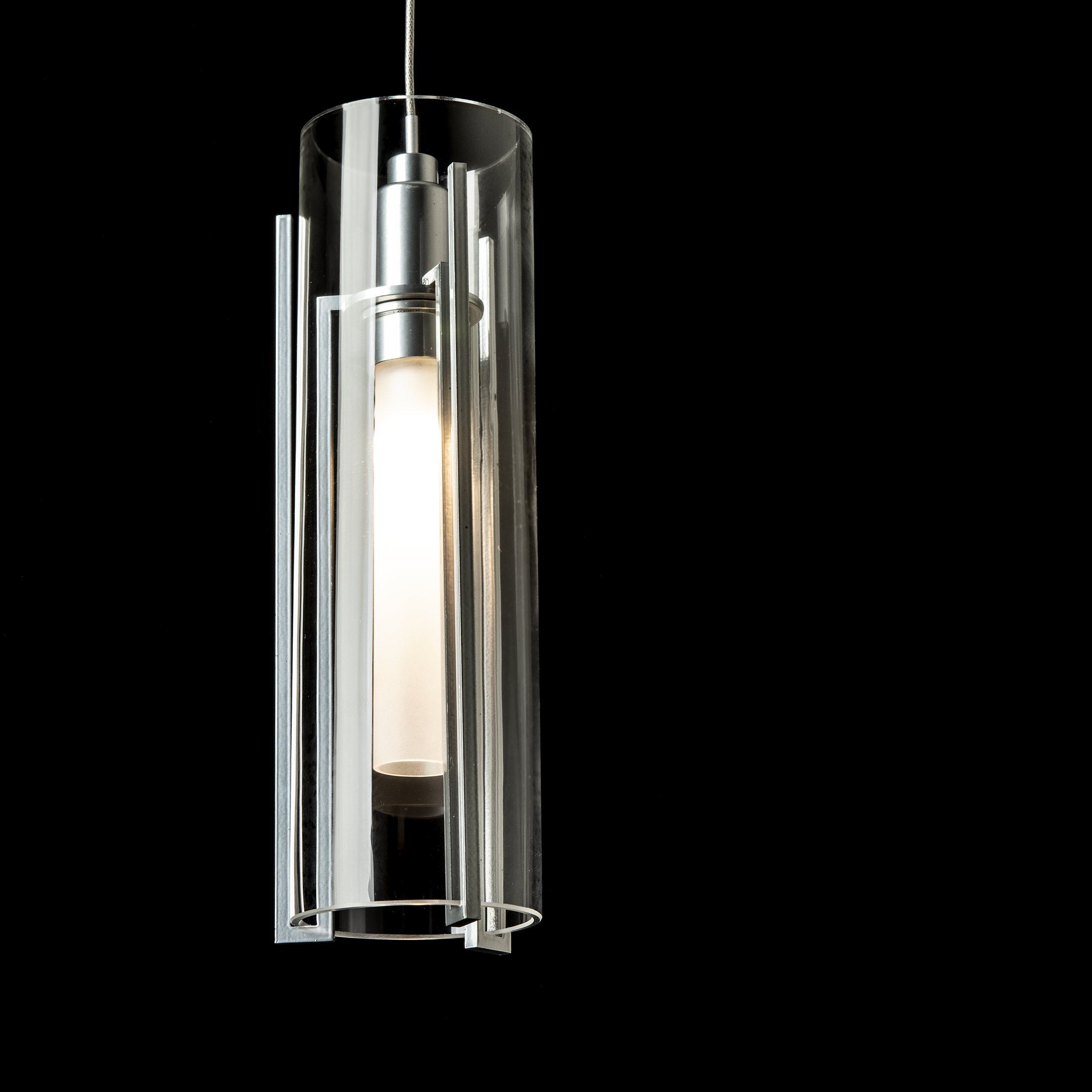 Exos Glass 9-Light Pendant | by Hubbardton Forge | 131104