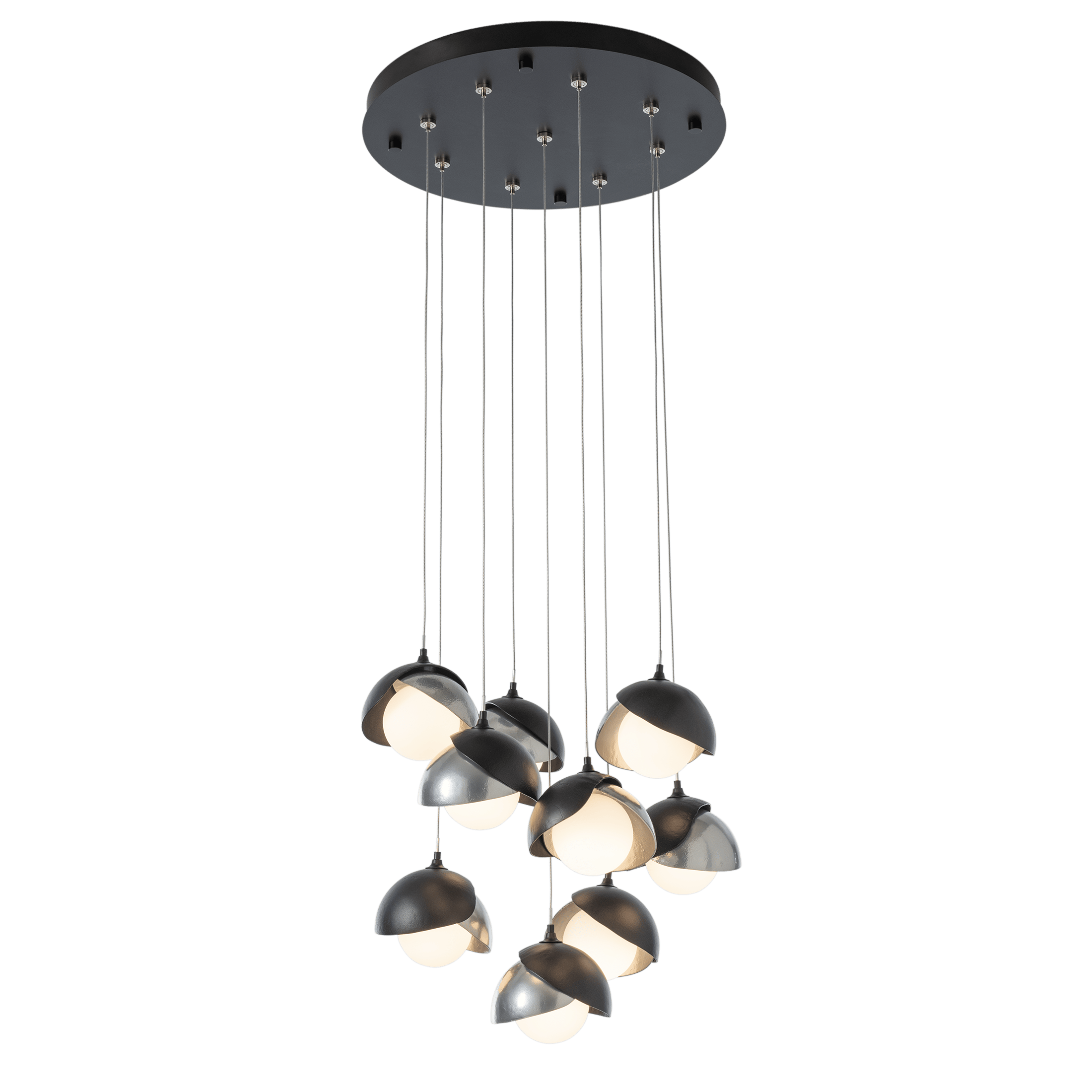 Brooklyn 9-Light Double Shade Pendant | by Hubbardton Forge | 131105