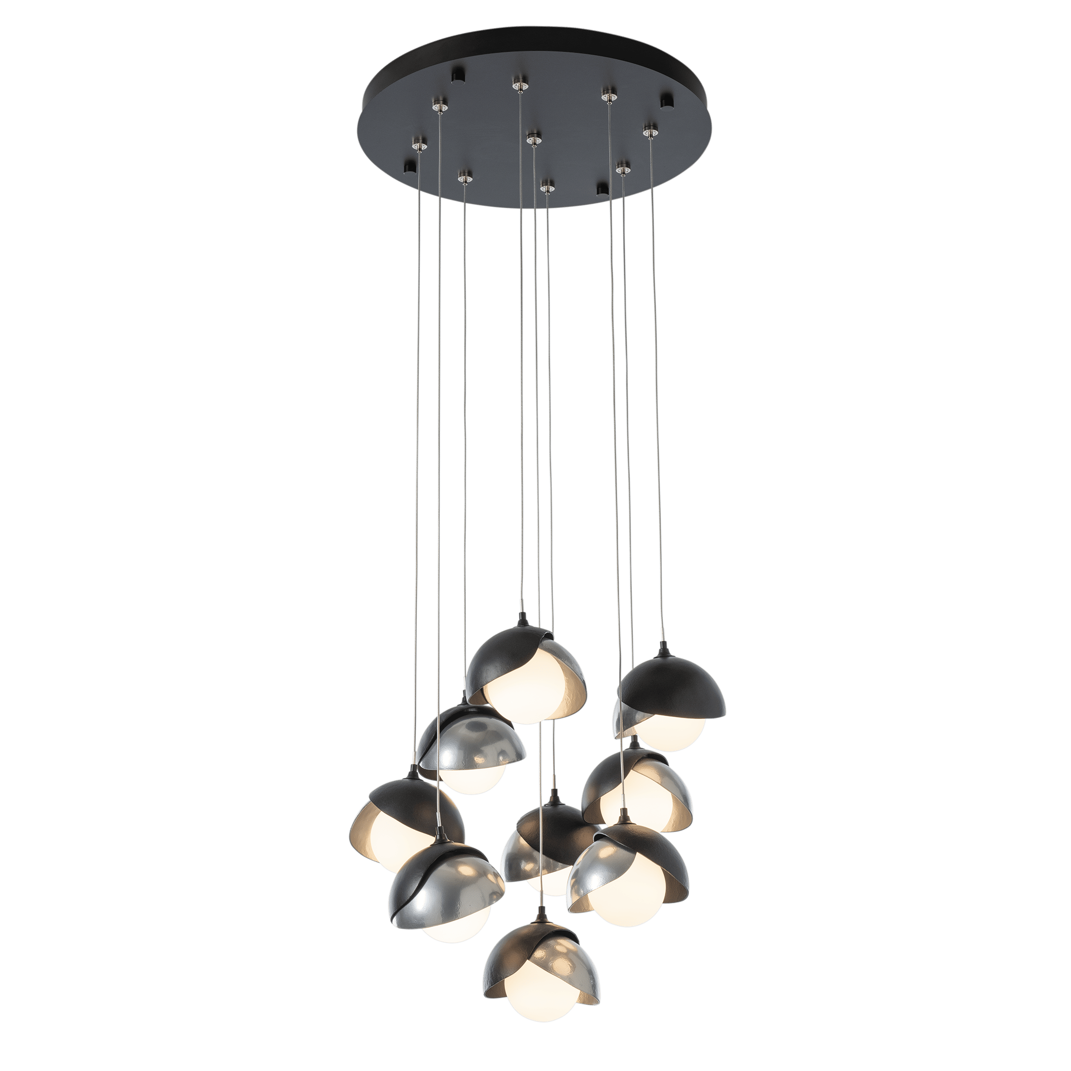 Brooklyn 9-Light Double Shade Pendant | by Hubbardton Forge | 131105