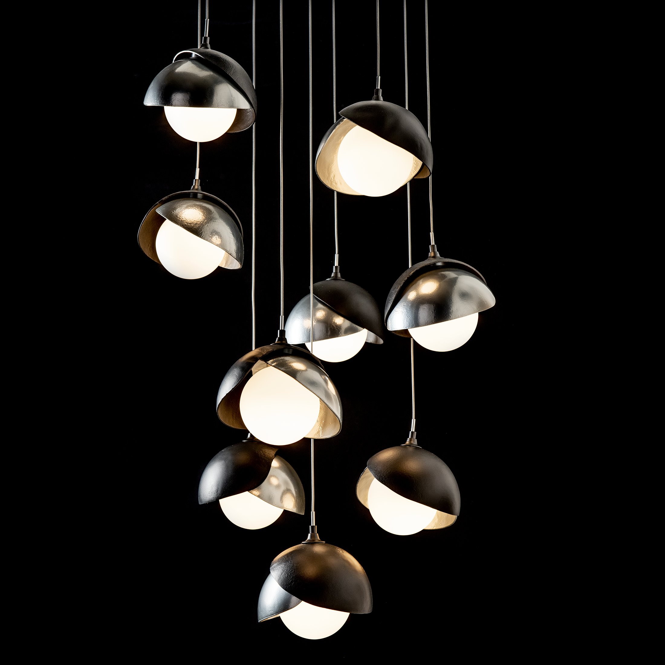 Brooklyn 9 Light Double Shade Pendant by Hubbardton Forge 131105