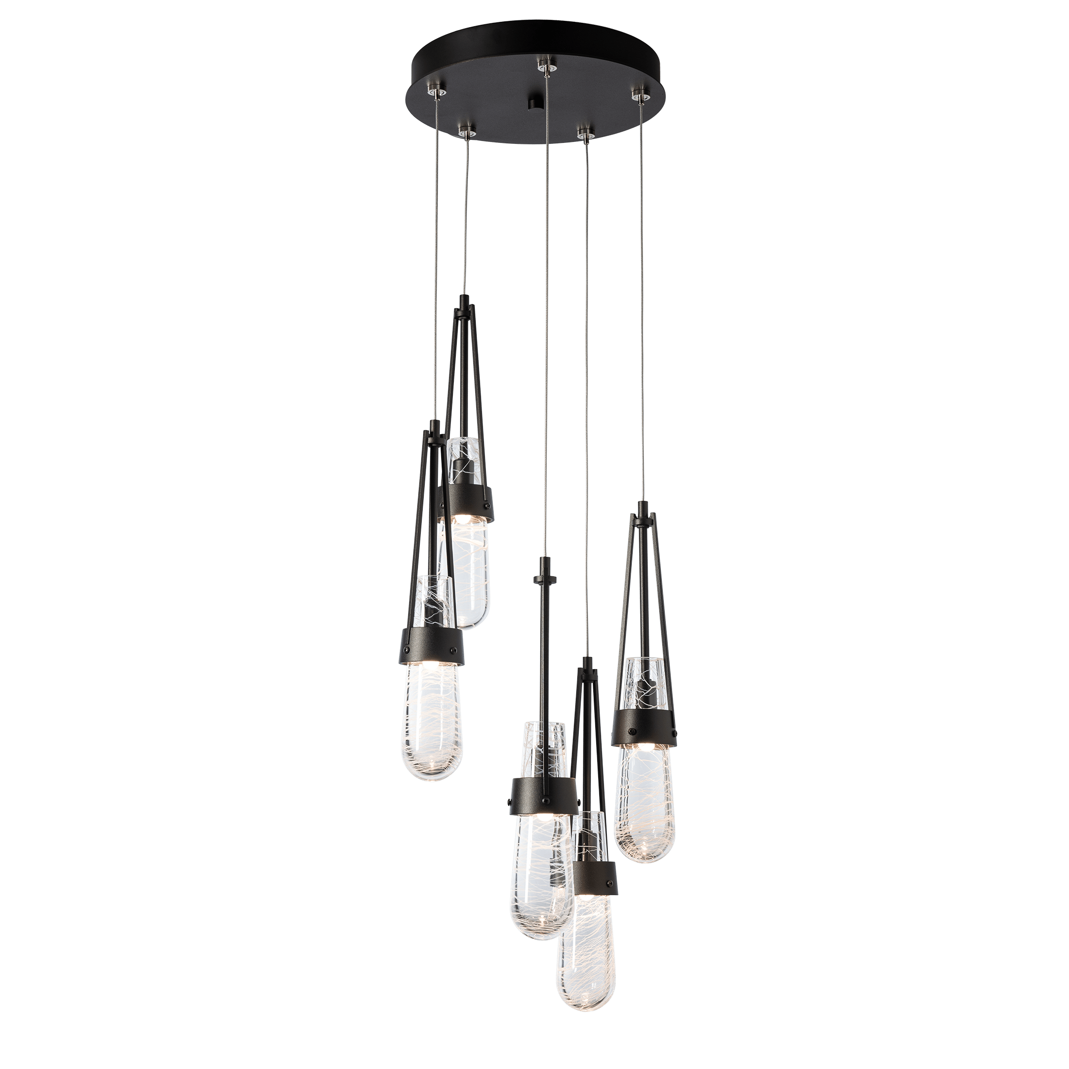 Link 5 Light Blown Glass Pendant by Hubbardton Forge 131120