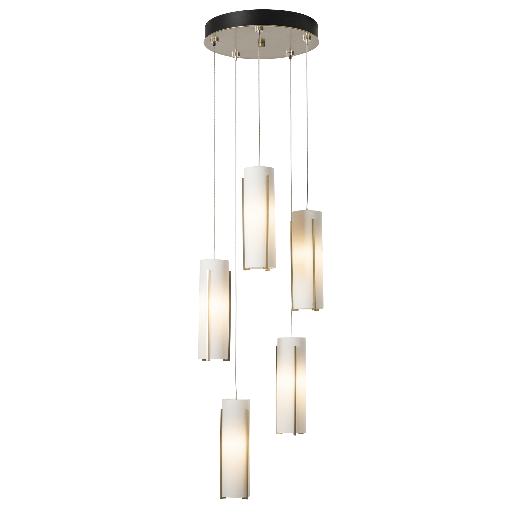 Exos Glass 5-Light Pendant | by Hubbardton Forge | 131124