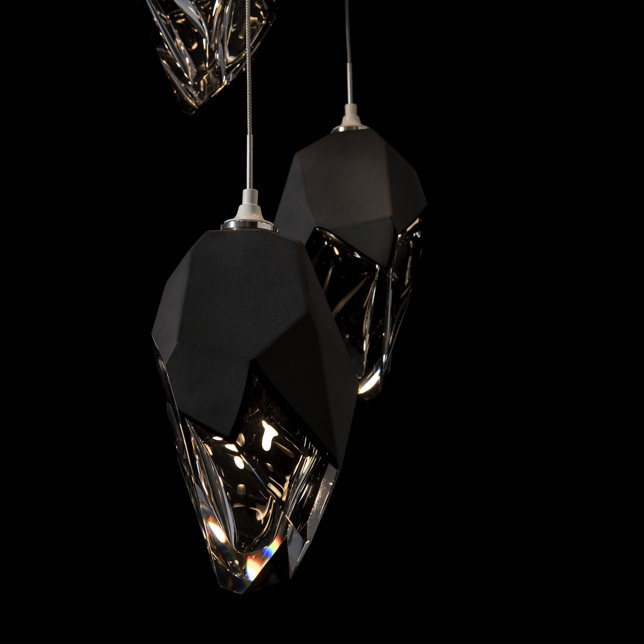 Black long pendant light on sale