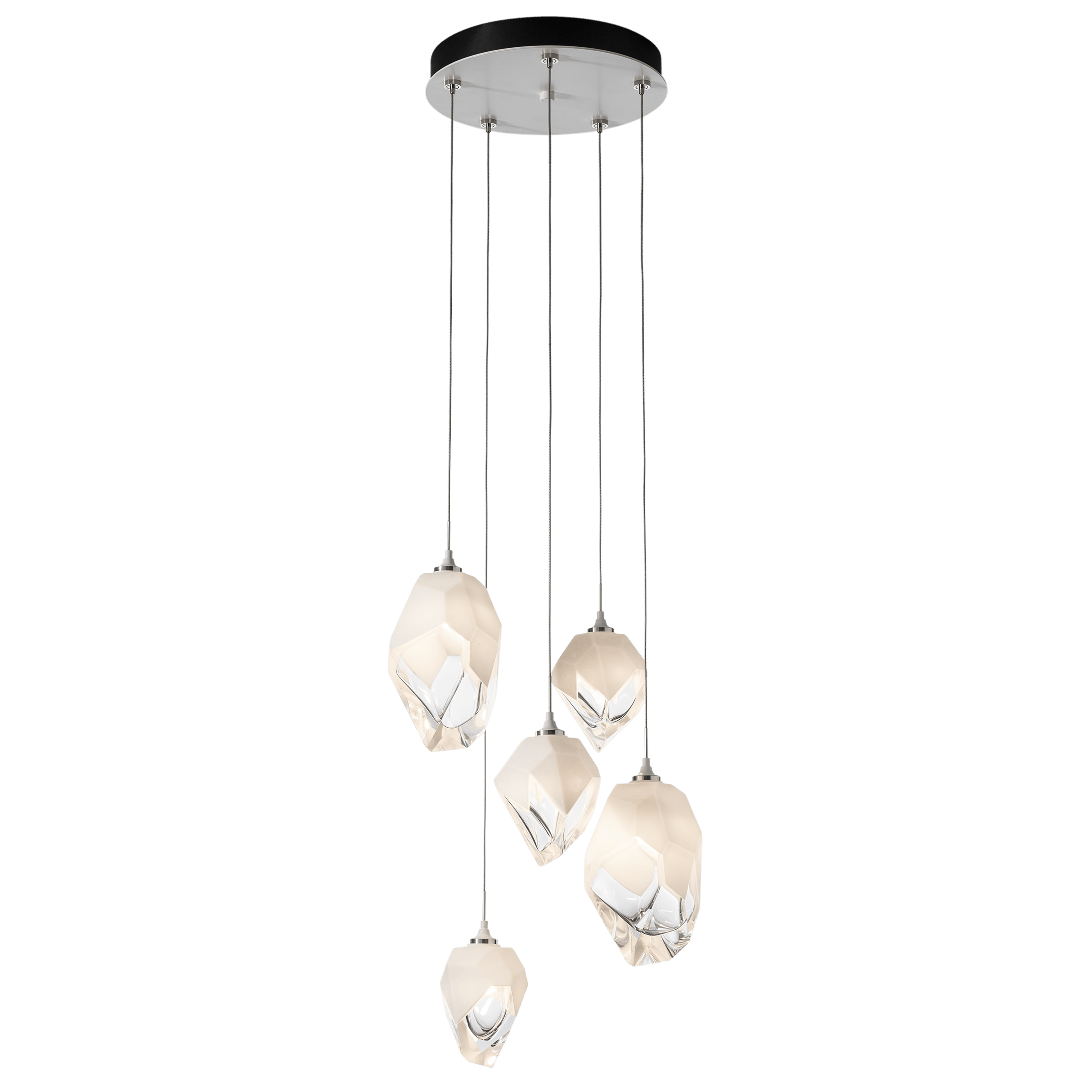 Chrysalis 5-Light Mixed Crystal Pendant | by Hubbardton Forge | 131139