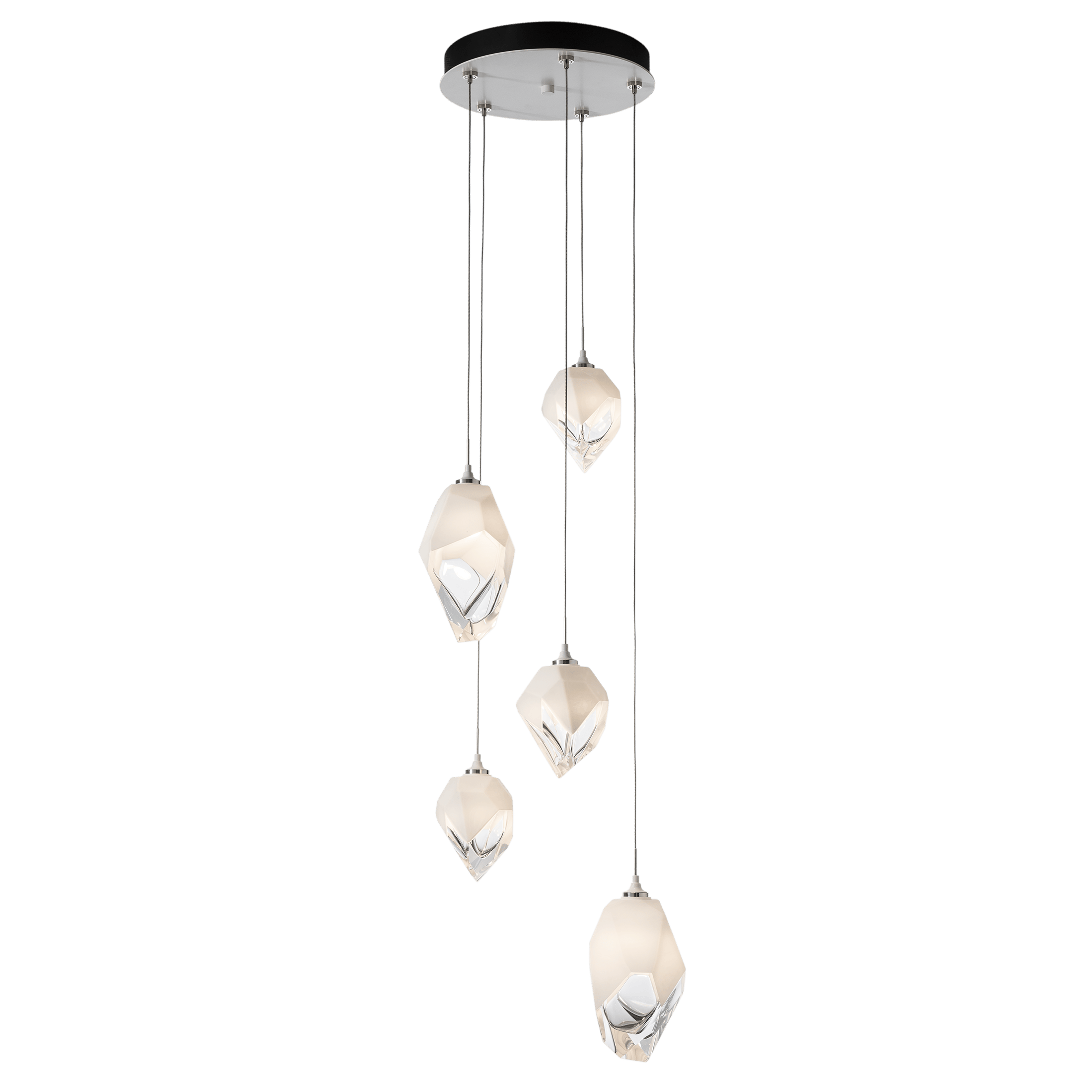 Chrysalis 5-Light Mixed Crystal Pendant | by Hubbardton Forge | 131139