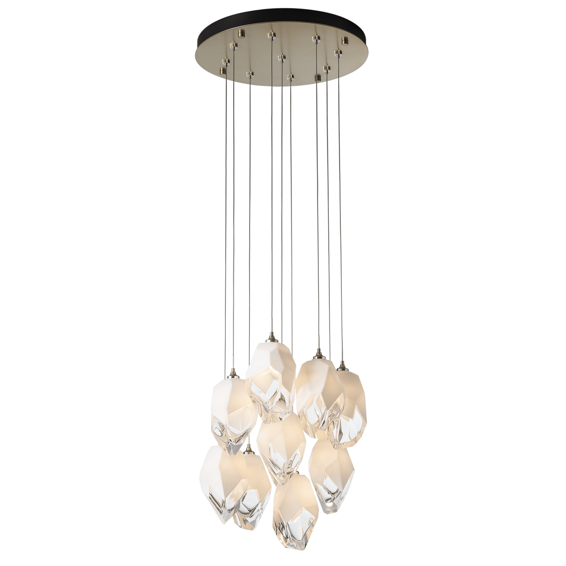 HOYA CRYSTAL　ライト10W Chrysalis 10-Light Large Crystal Pendant | by Hubbardton Forge