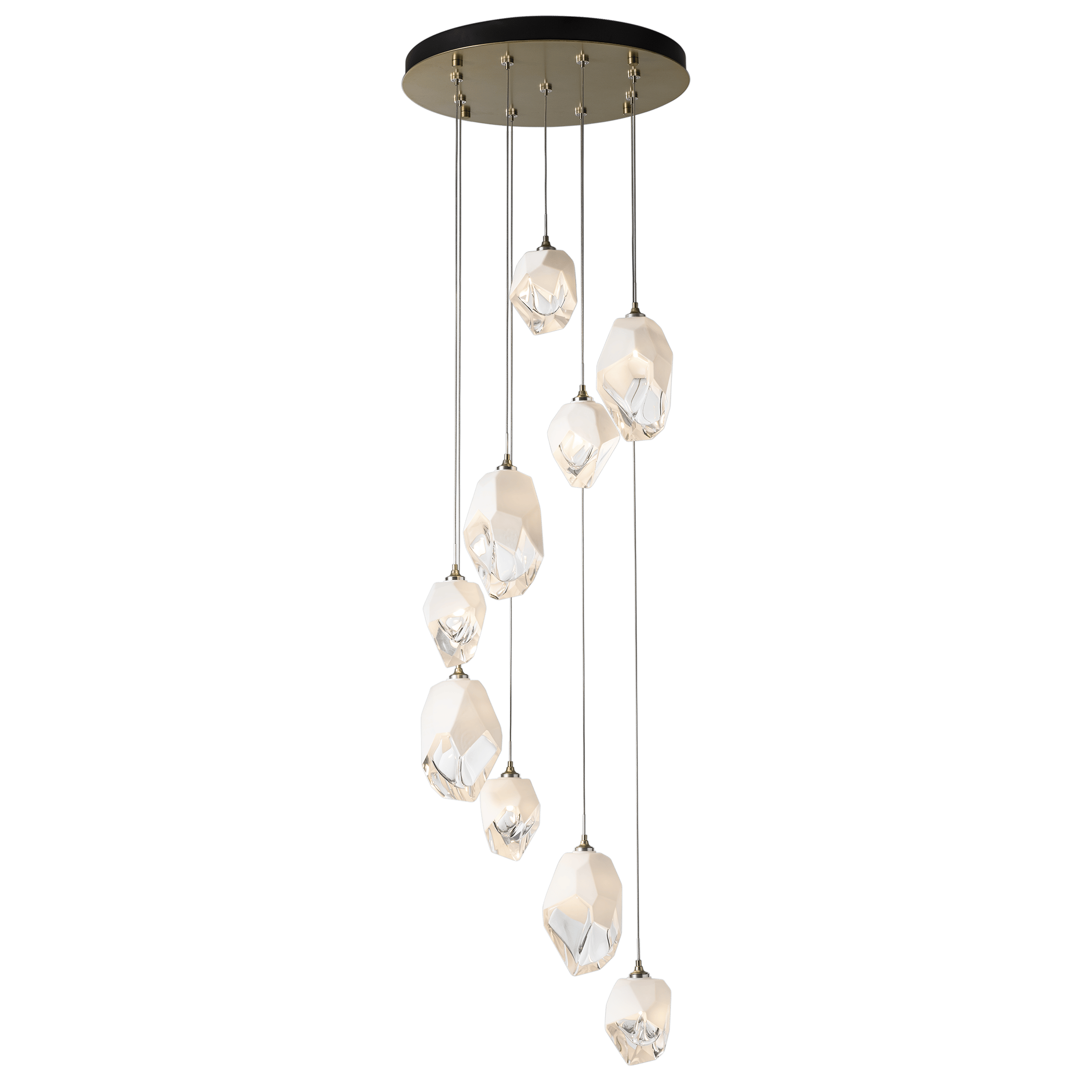 Chrysalis 9-Light Mixed Crystal Pendant | by Hubbardton Forge | 131142