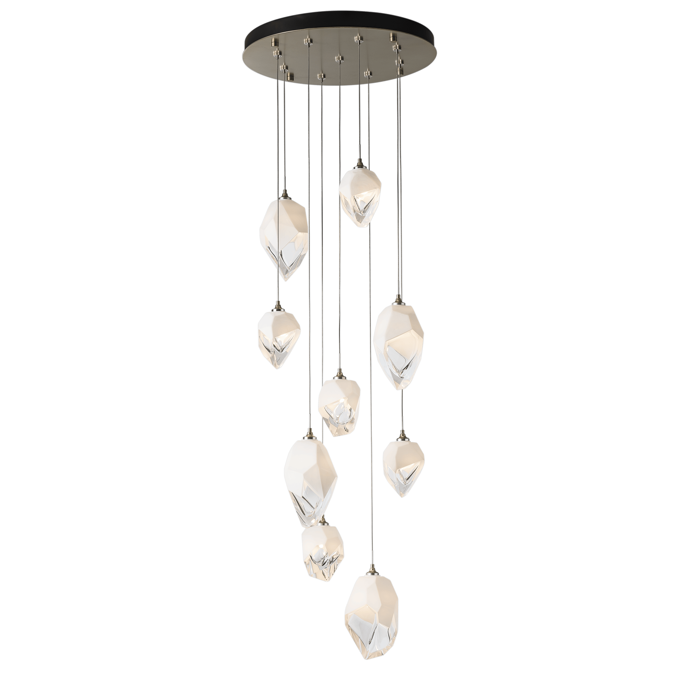 Chrysalis 9-Light Mixed Crystal Pendant | by Hubbardton Forge | 131142