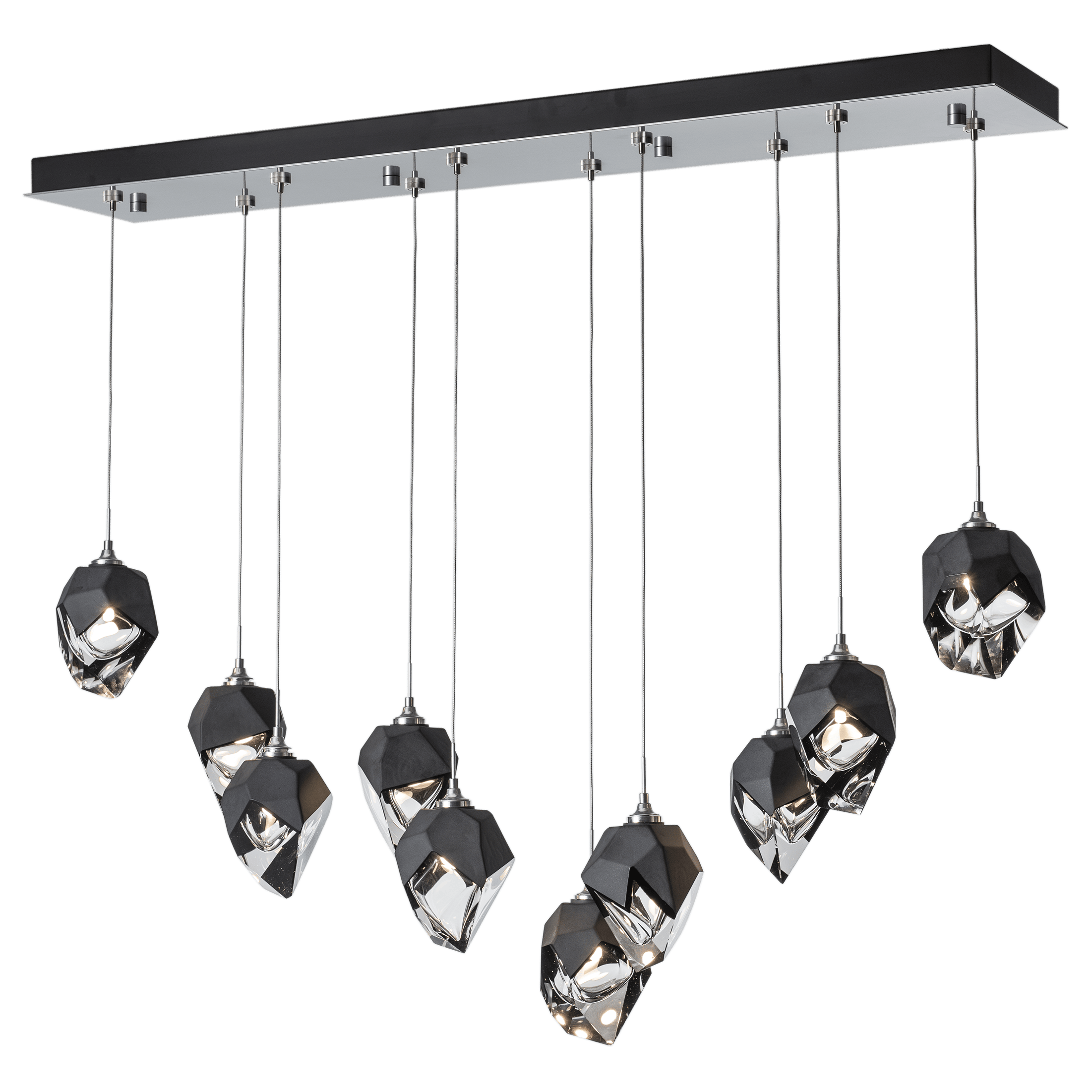 Chrysalis 10-Light Small Crystal Pendant | by Hubbardton Forge