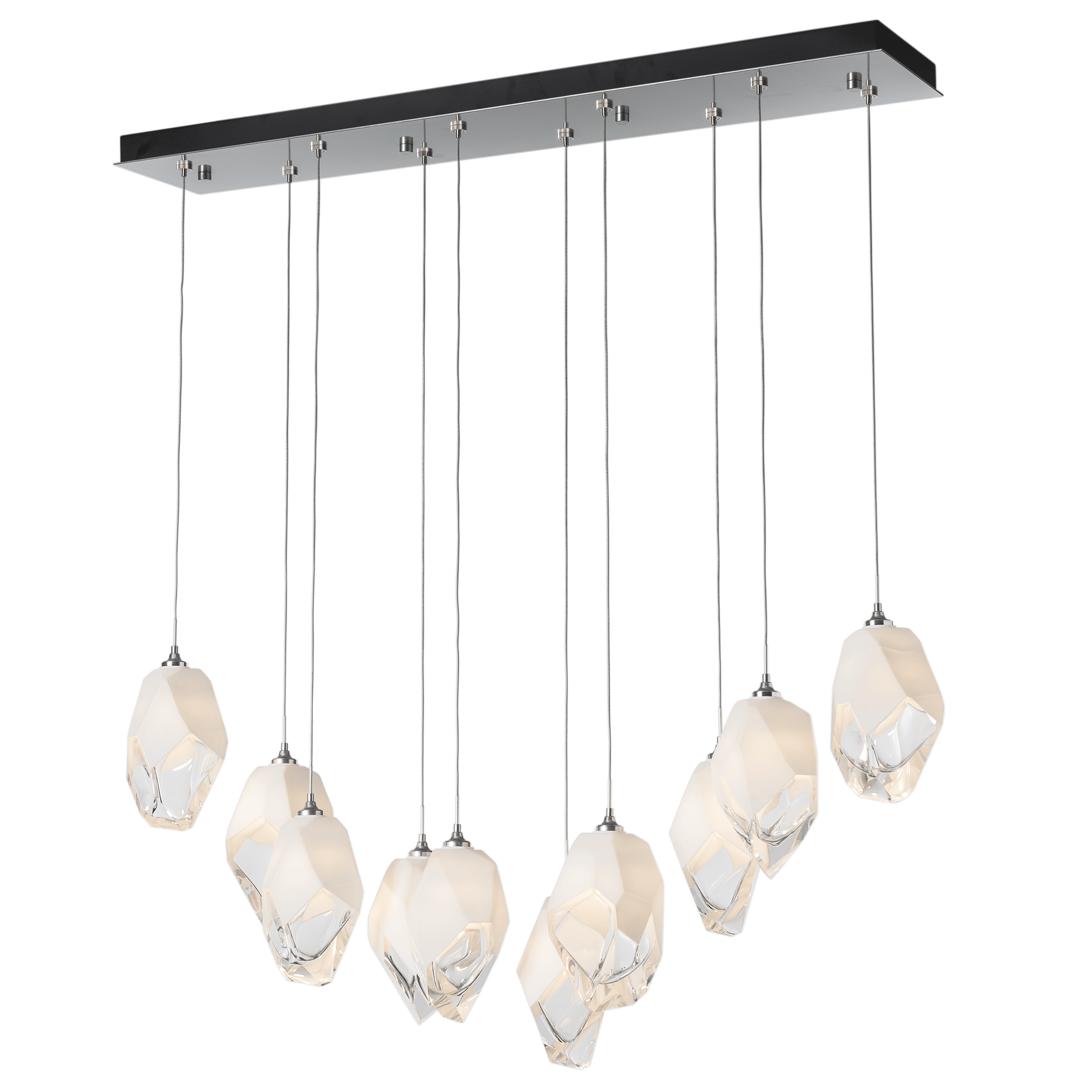 Chrysalis 10-Light Large Crystal Pendant | by Hubbardton Forge