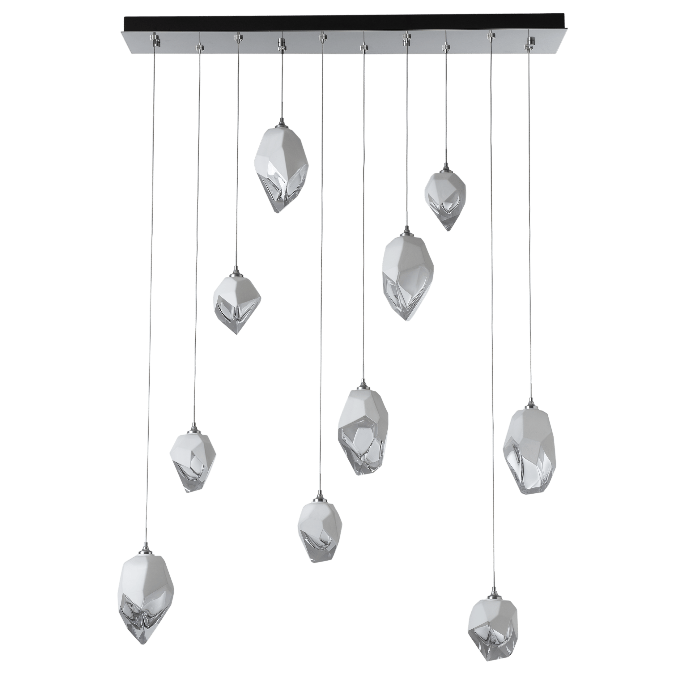 Chrysalis 10-Light Mixed Crystal Pendant | by Hubbardton Forge