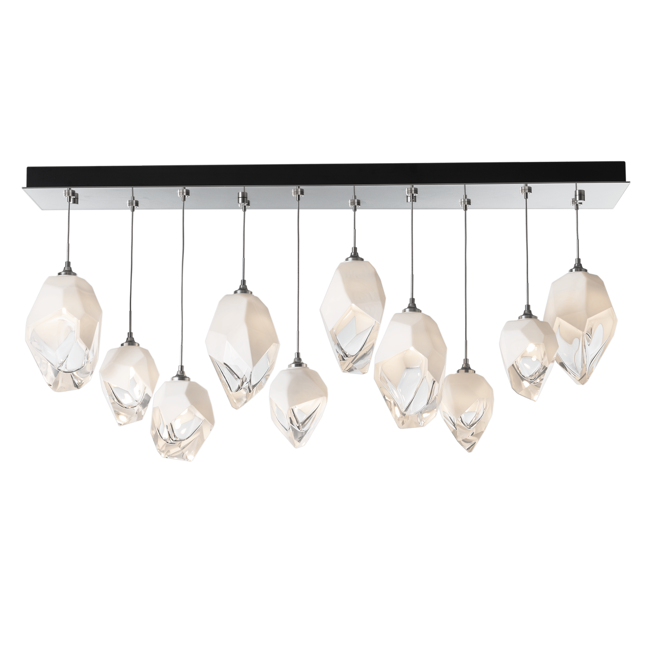 Chrysalis 10-Light Mixed Crystal Pendant | by Hubbardton Forge