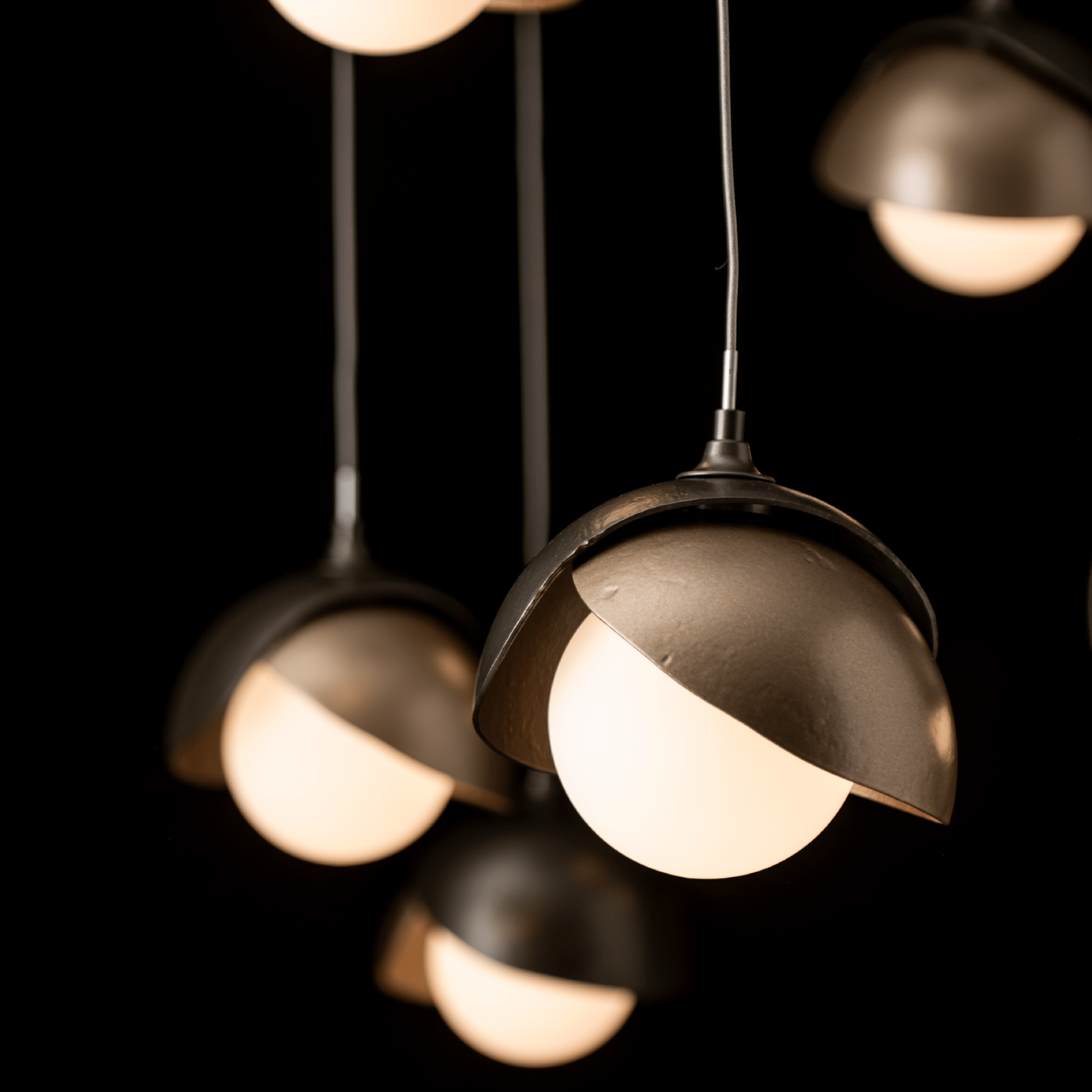 Brooklyn 10-Light Double Shade Mobile Pendant | by Hubbardton