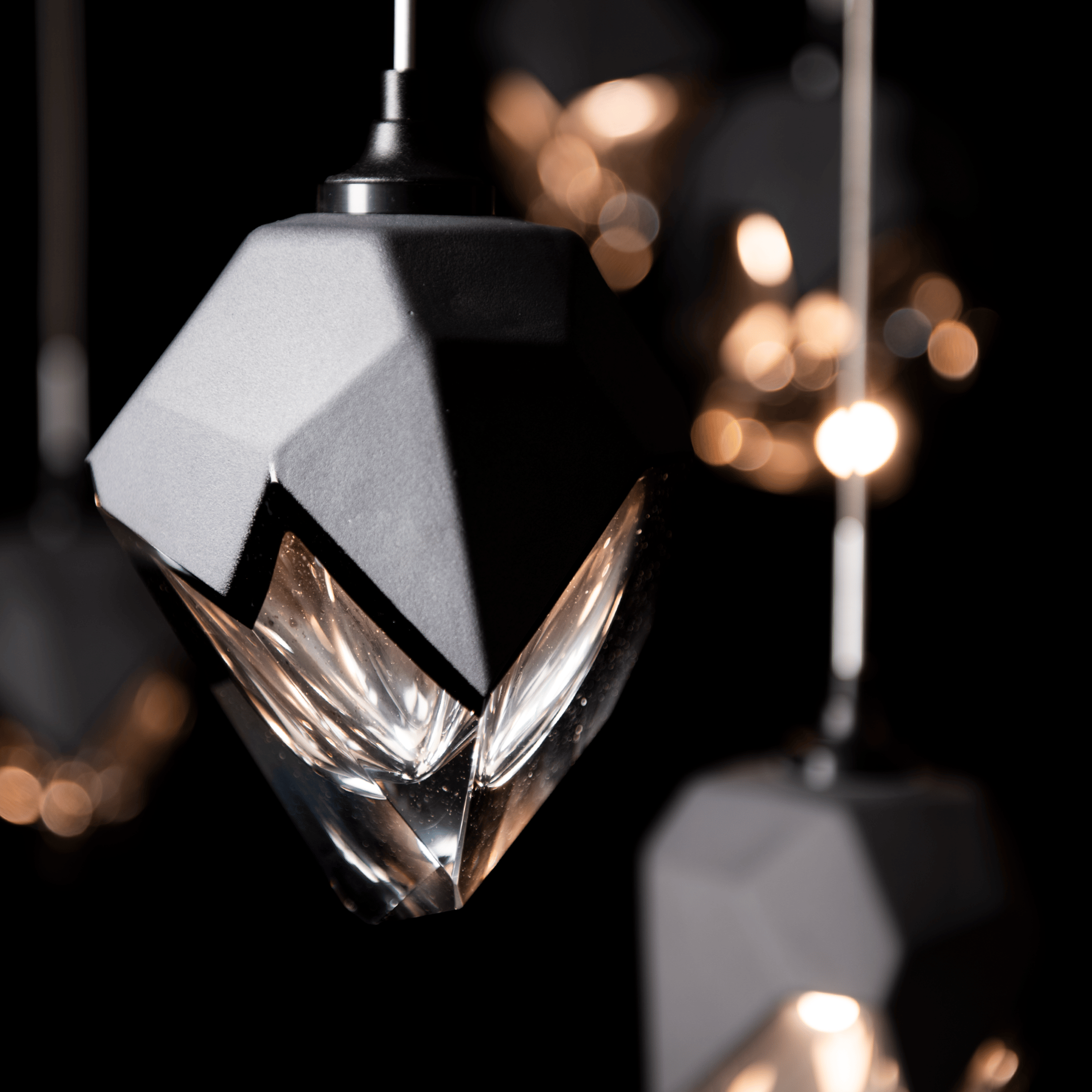 Chrysalis 10-Light Small Crystal Mobile Pendant | by Hubbardton
