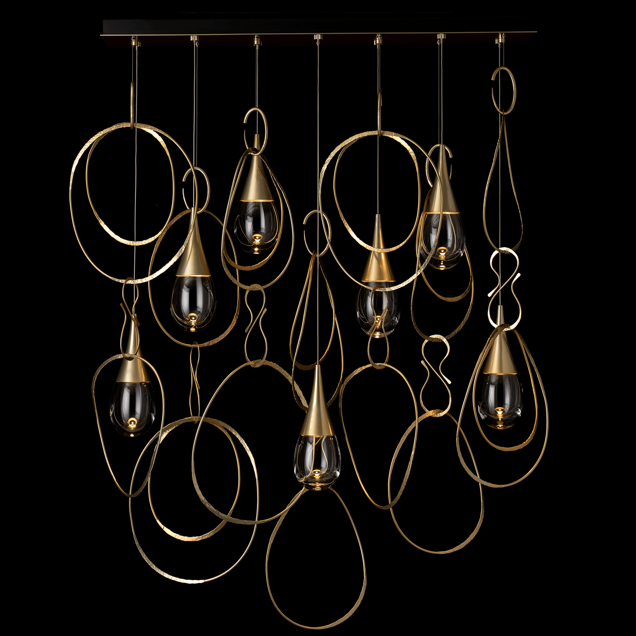 Lyric 7-Light Linear Pendant | by Hubbardton Forge | 131162