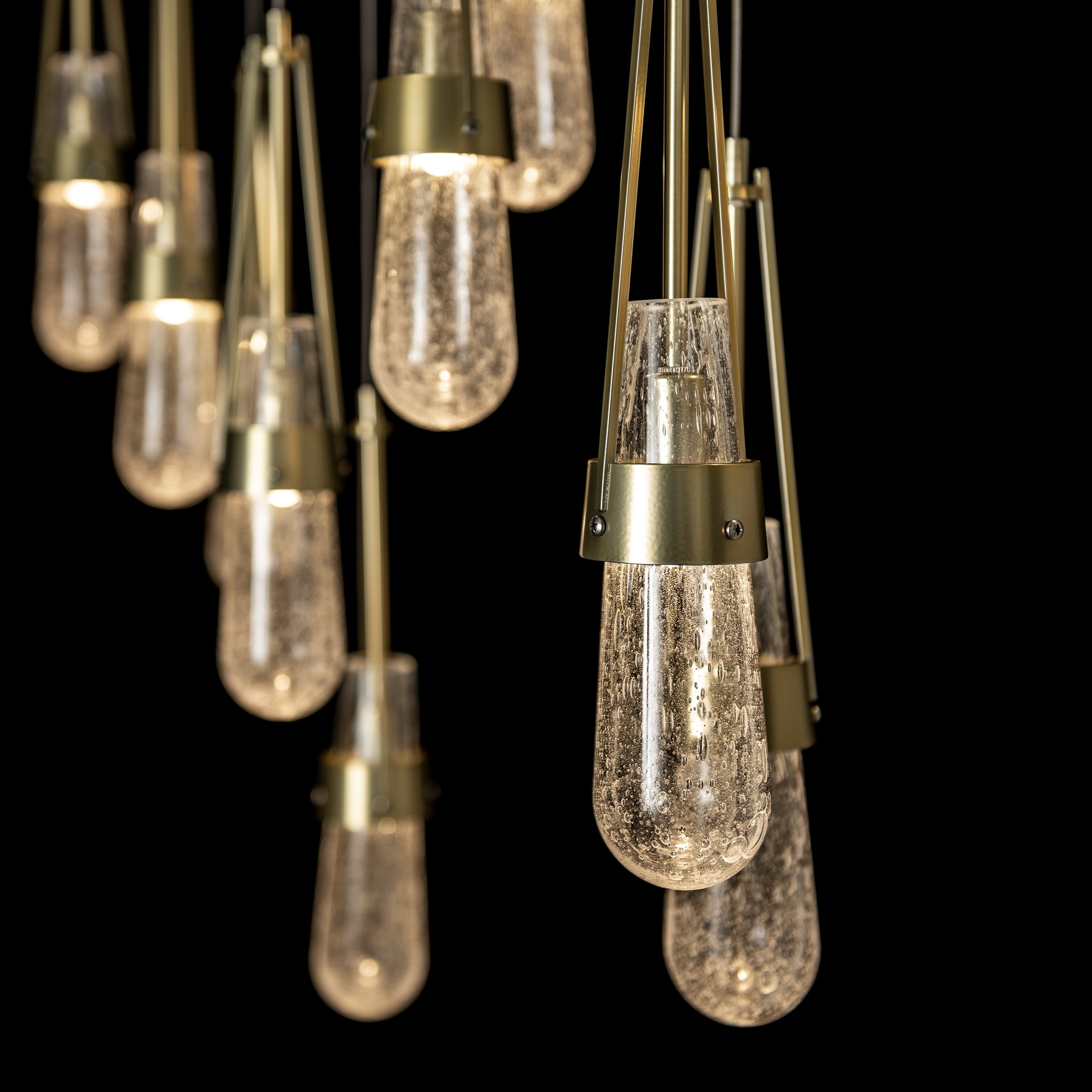 Link 10 Light Blown Glass Pendant by Hubbardton Forge 131200