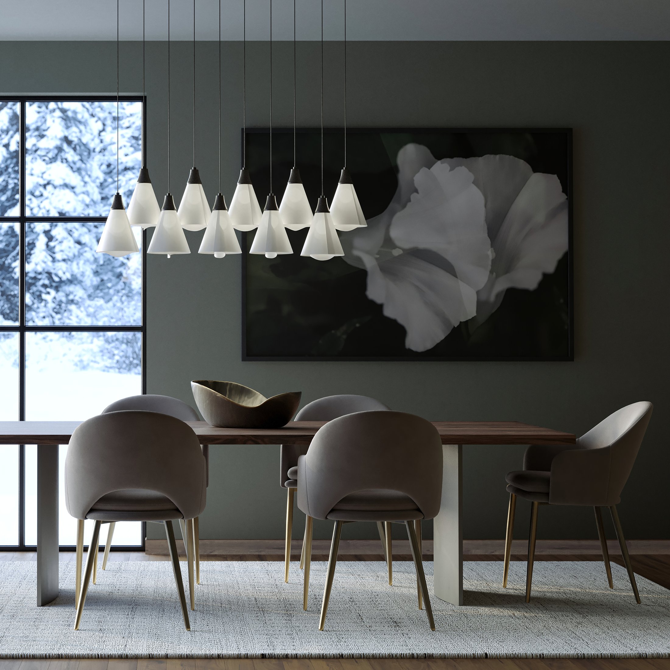 Mobius LV Mini Pendant by Hubbardton Forge