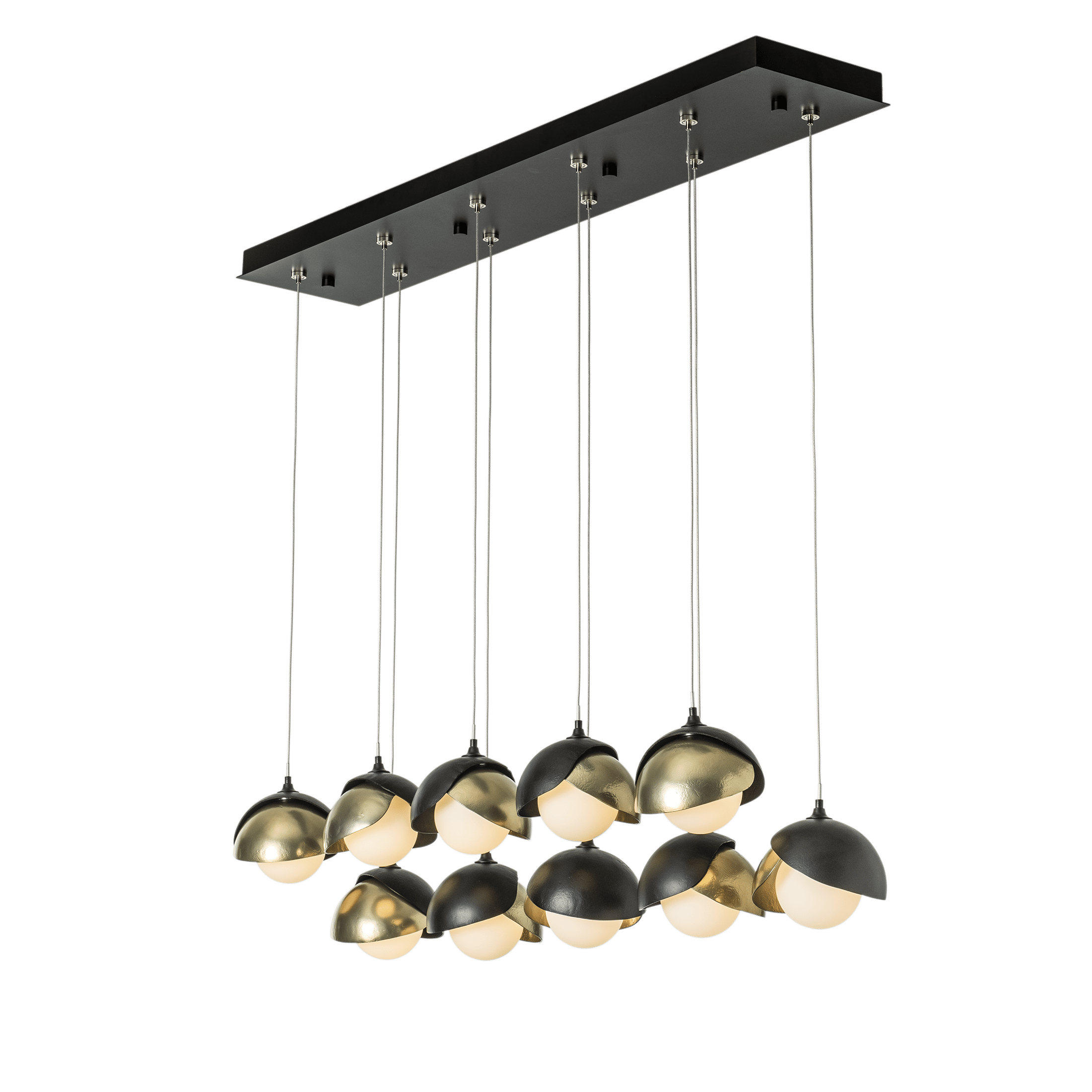 Brooklyn 10-Light Double Shade Pendant | by Hubbardton Forge | 131205