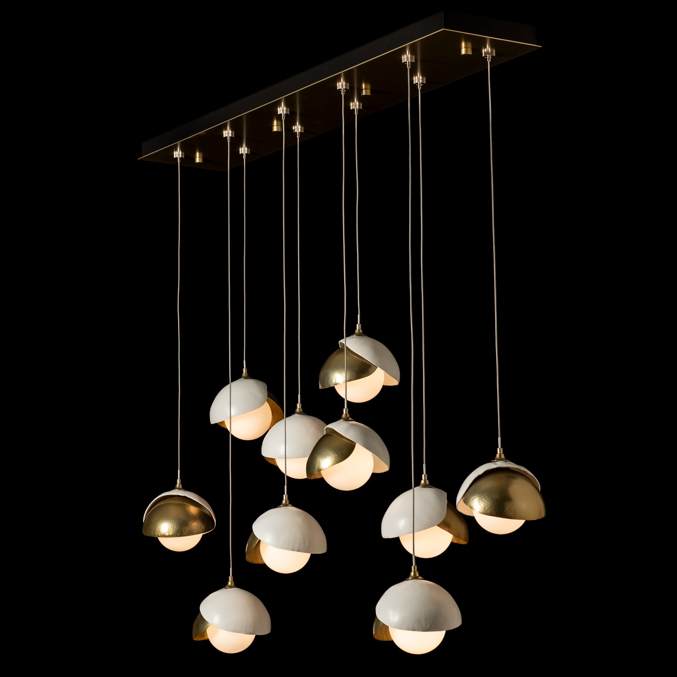 Brooklyn 10 Light Double Shade Pendant by Hubbardton Forge 131205