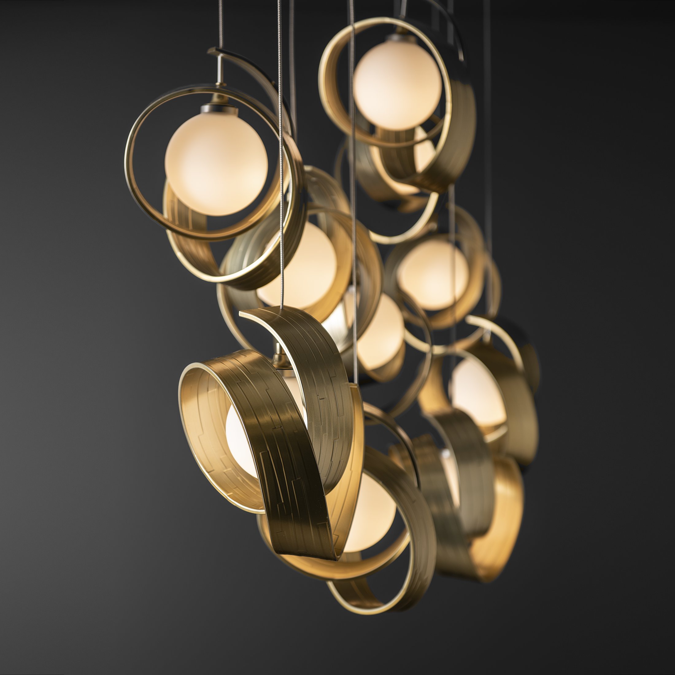 Riza 10-Light Pendant | by Hubbardton Forge | 131208