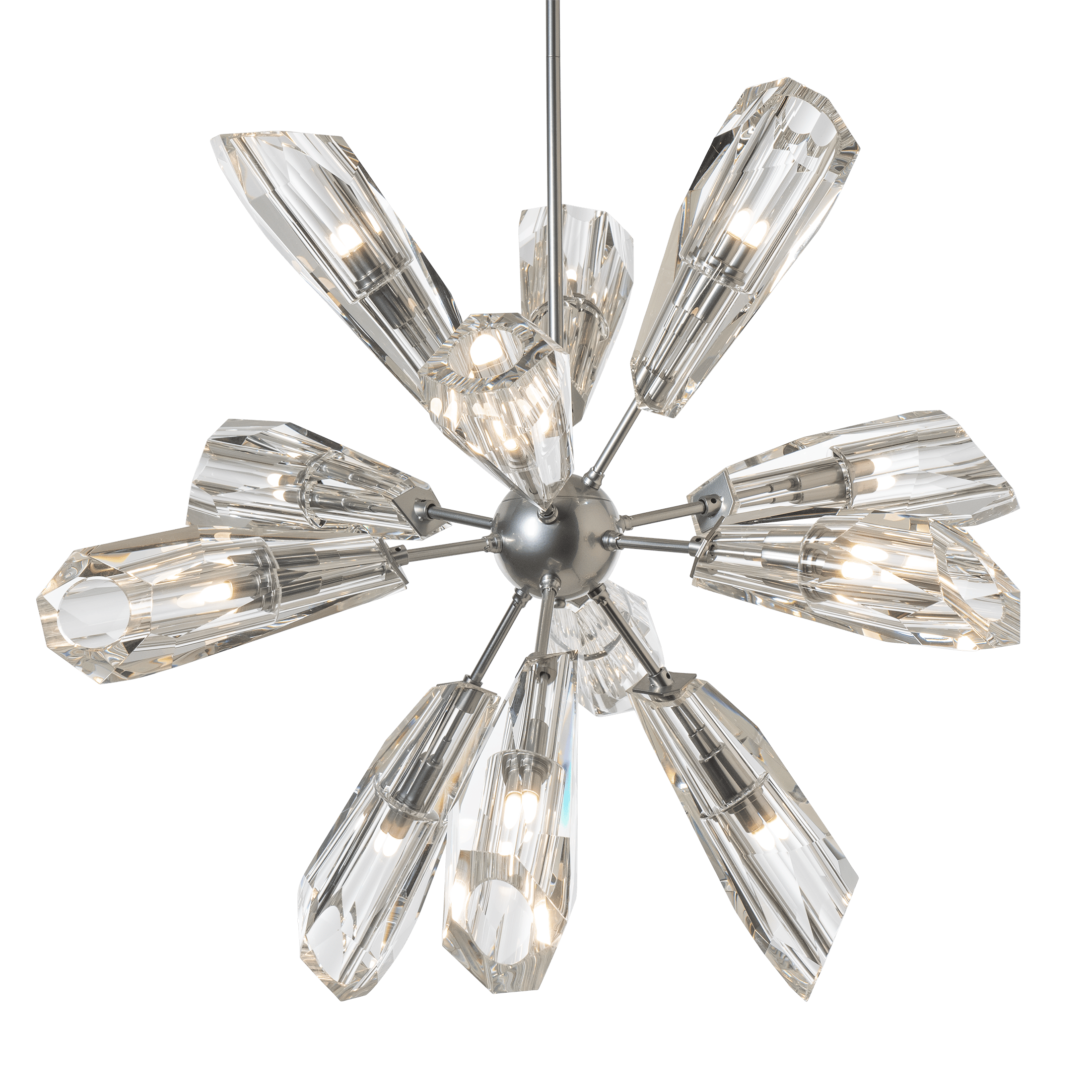 スワロフスキー プテラノドン Luma 12-Light Starburst Pendant | by Hubbardton Forge | 131321