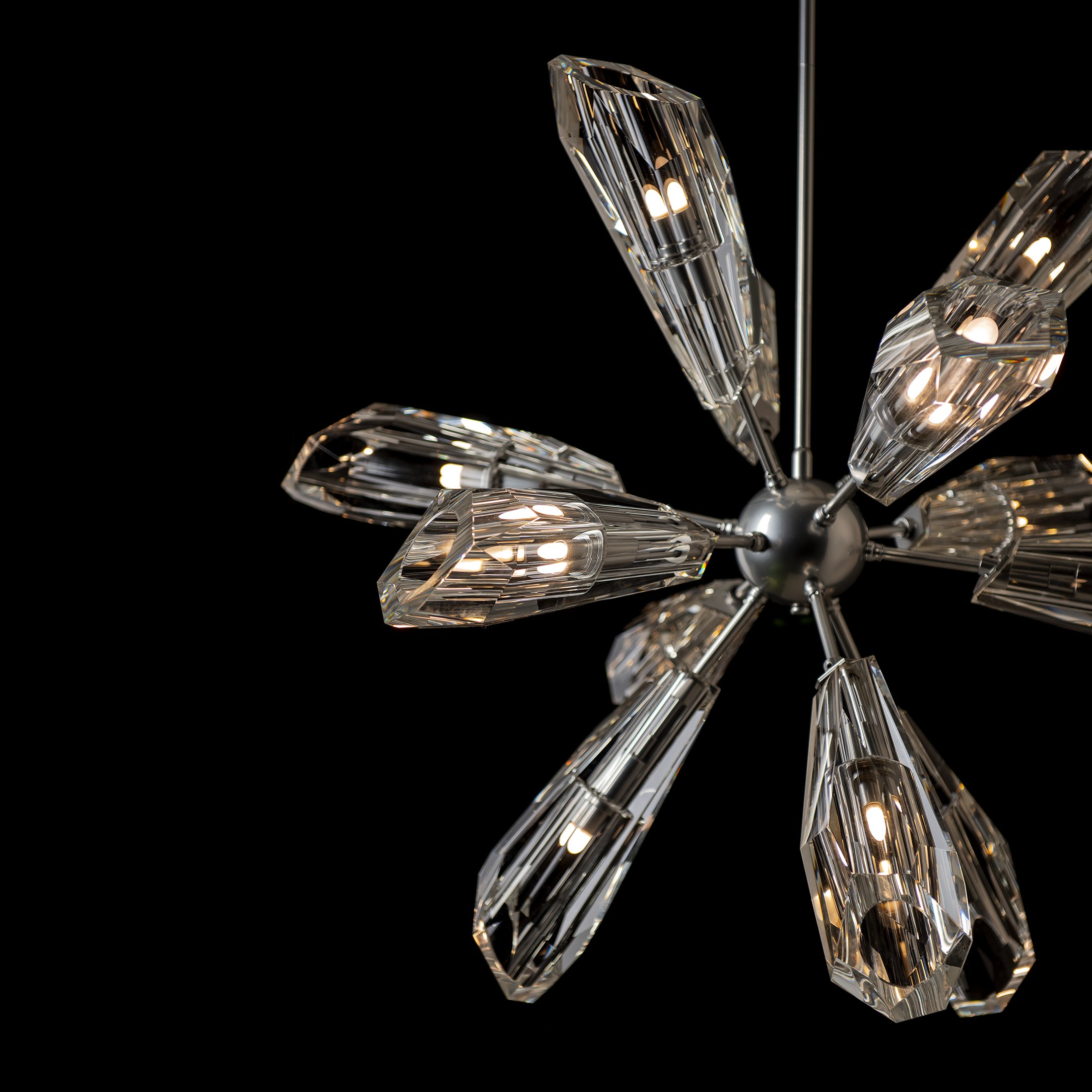 スワロフスキー プテラノドン Luma 12-Light Starburst Pendant | by Hubbardton Forge | 131321