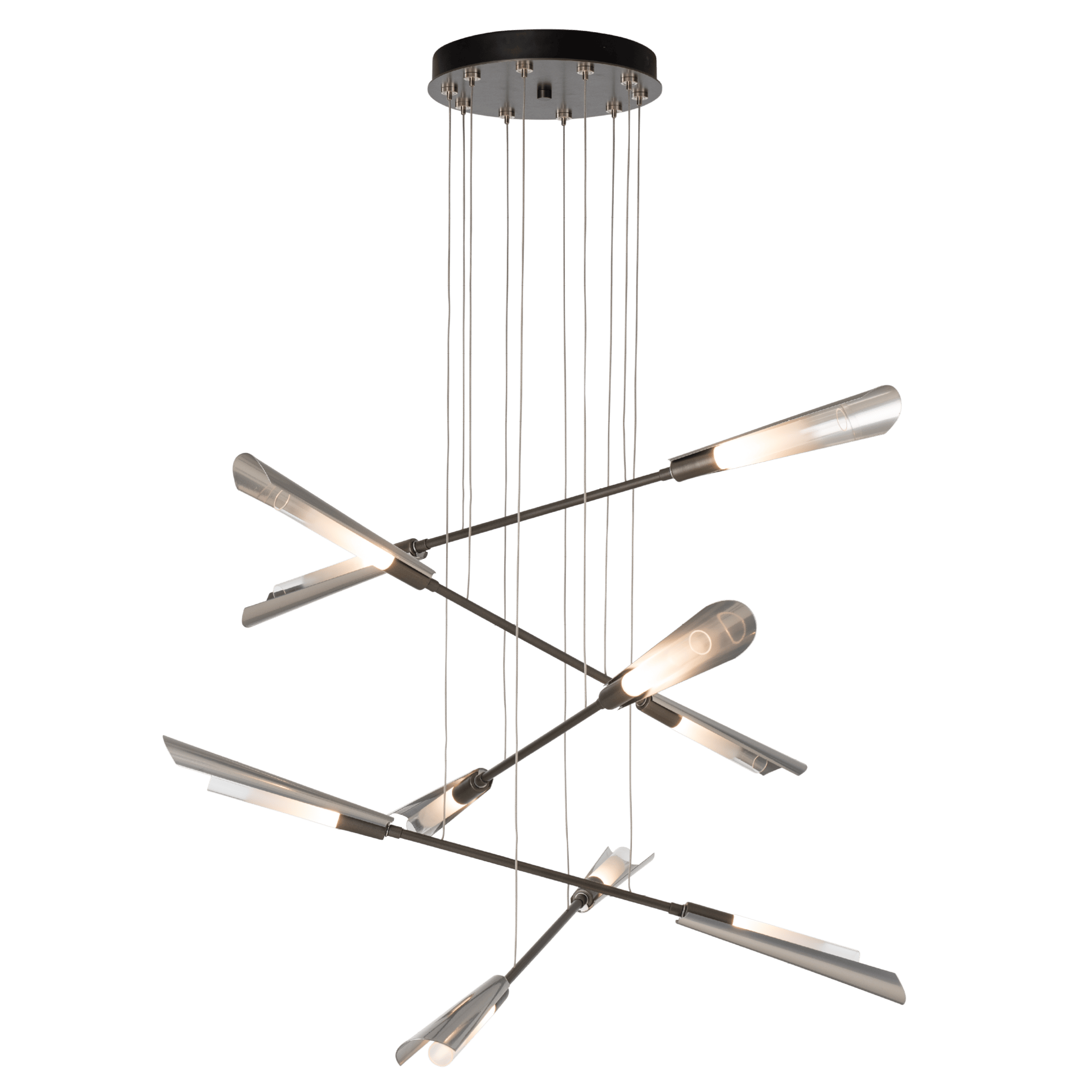 Flight 10-Light Small Pendant | by Hubbardton Forge | 131410