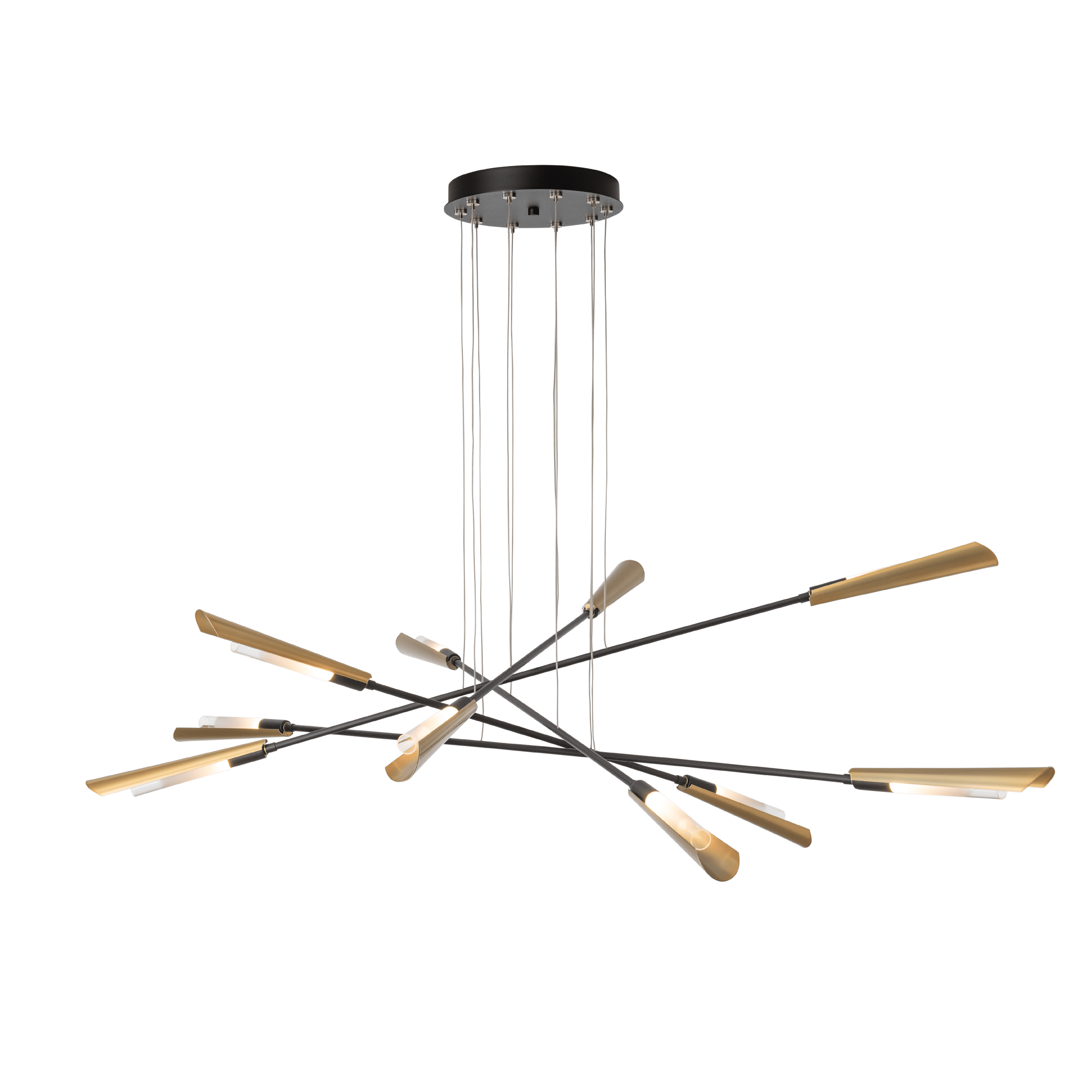 Flight 10-Light Pendant | by Hubbardton Forge | 131412