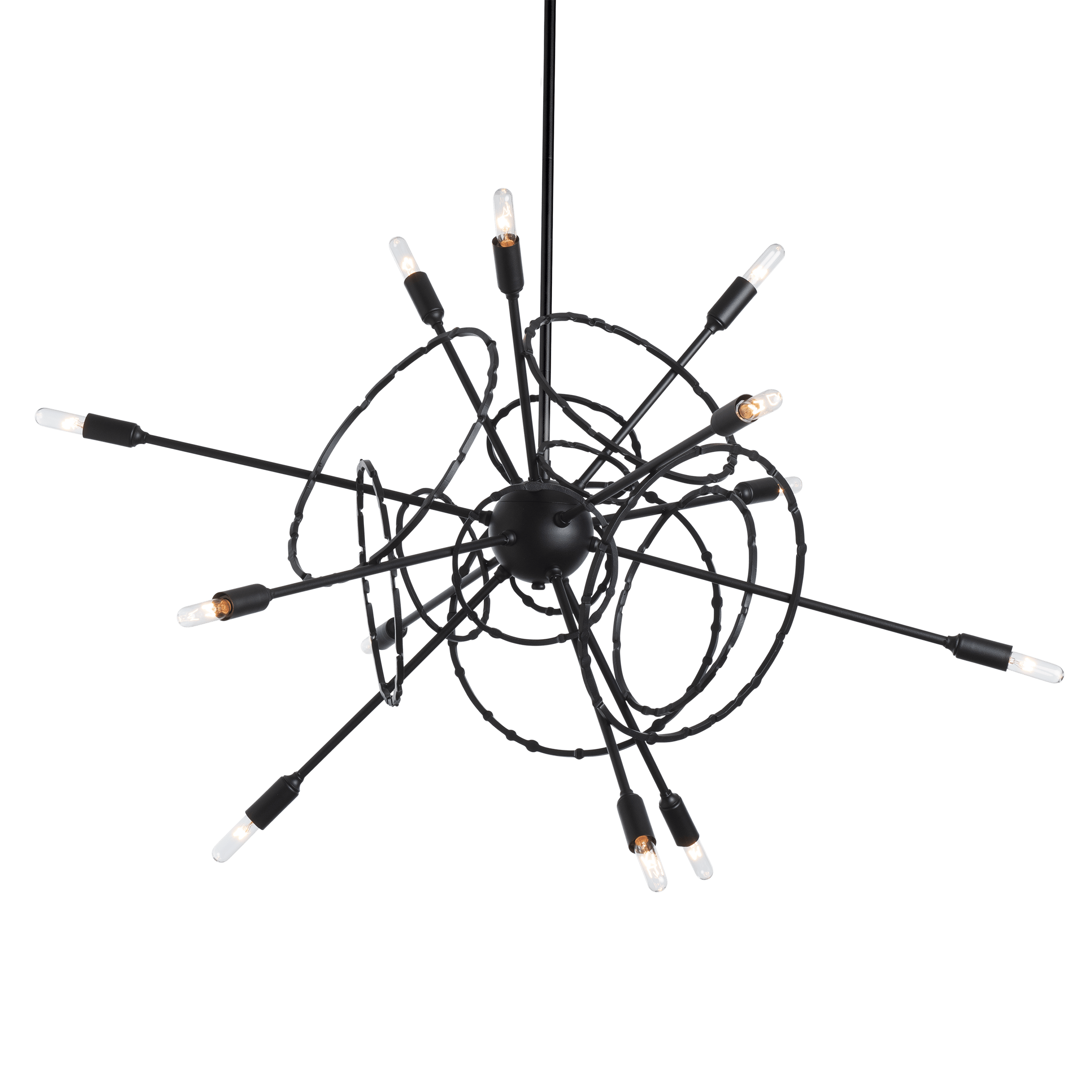 Olympus 12-Light Starburst Pendant | by Hubbardton Forge