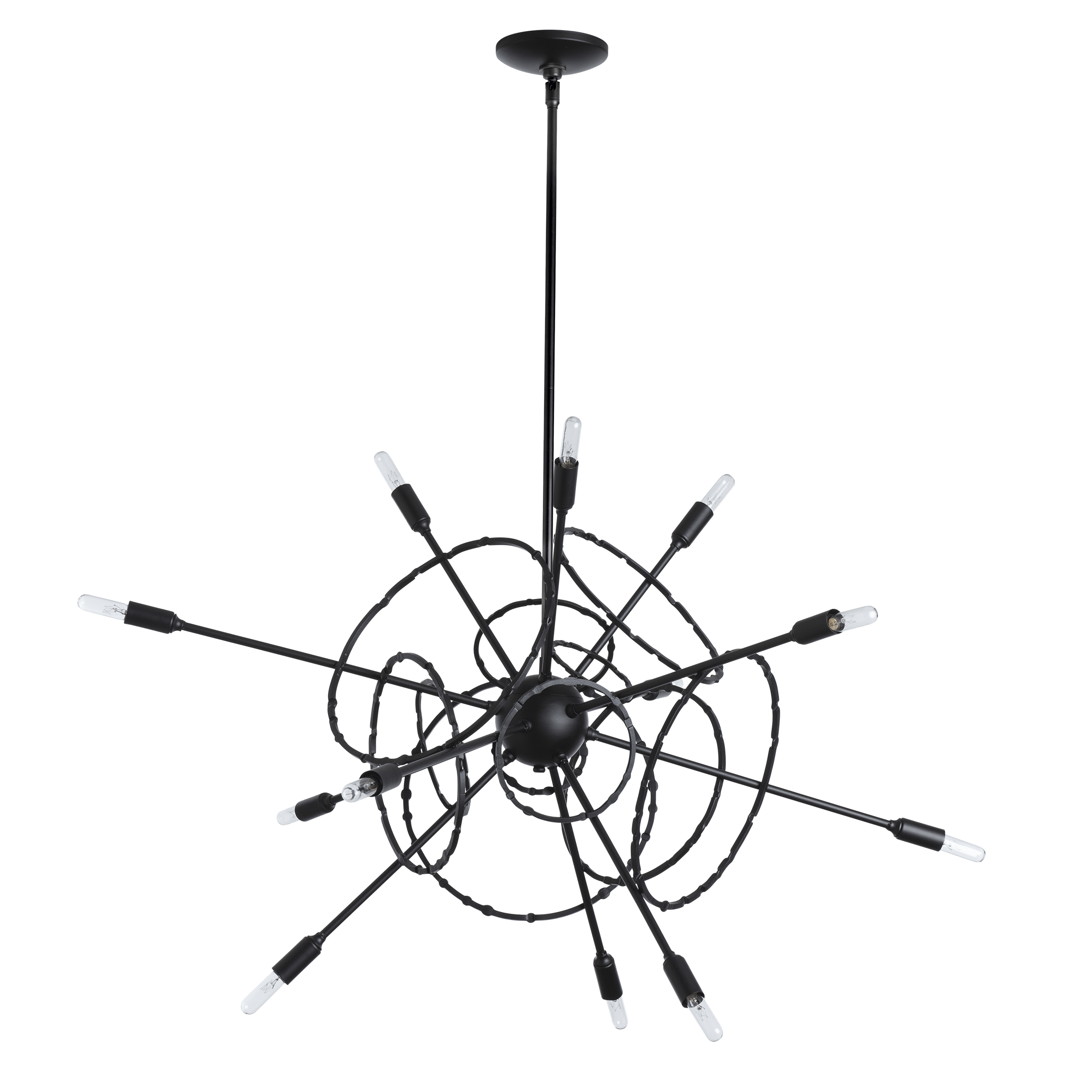Olympus 12-Light Starburst Pendant | by Hubbardton Forge