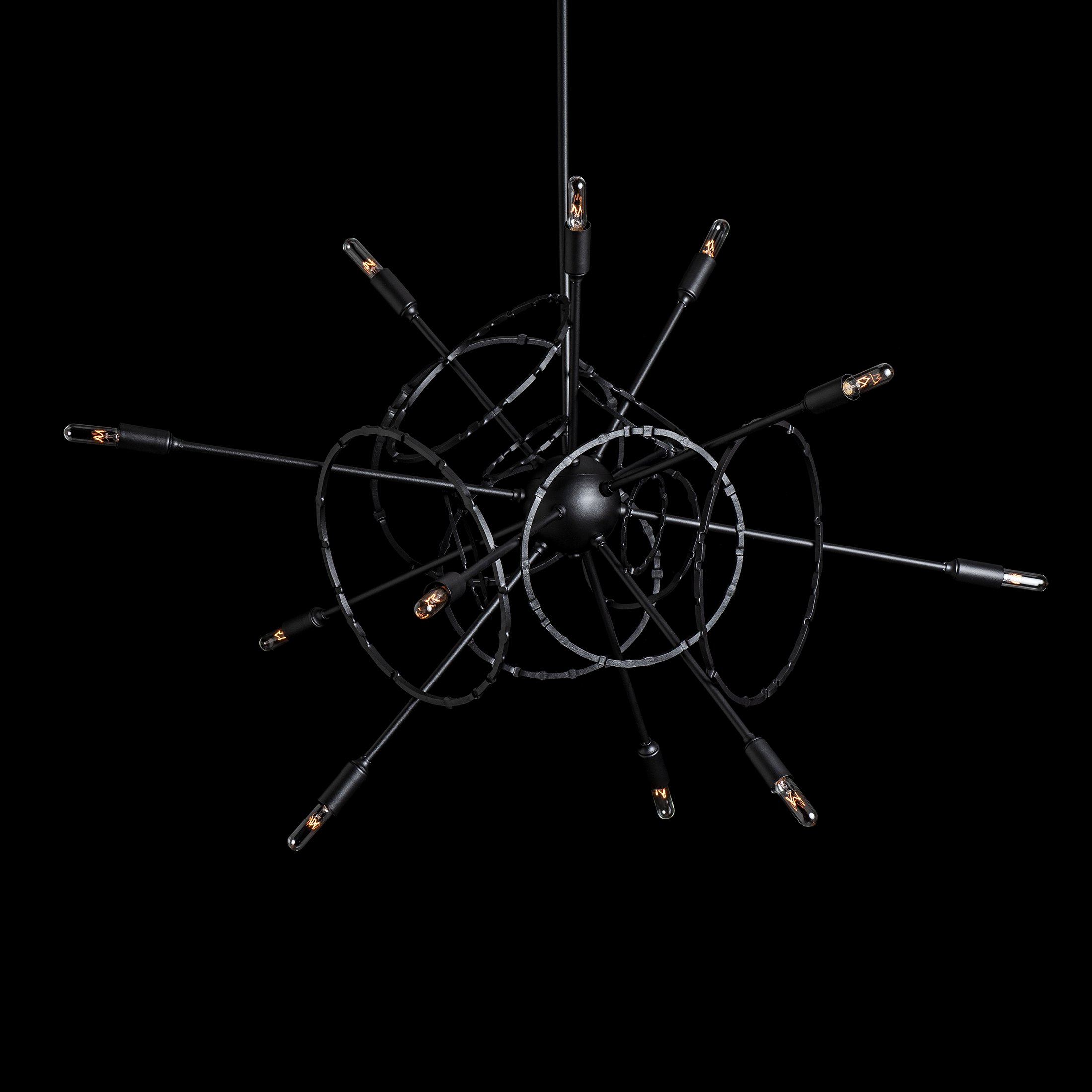 Olympus 12-Light Starburst Pendant | by Hubbardton Forge