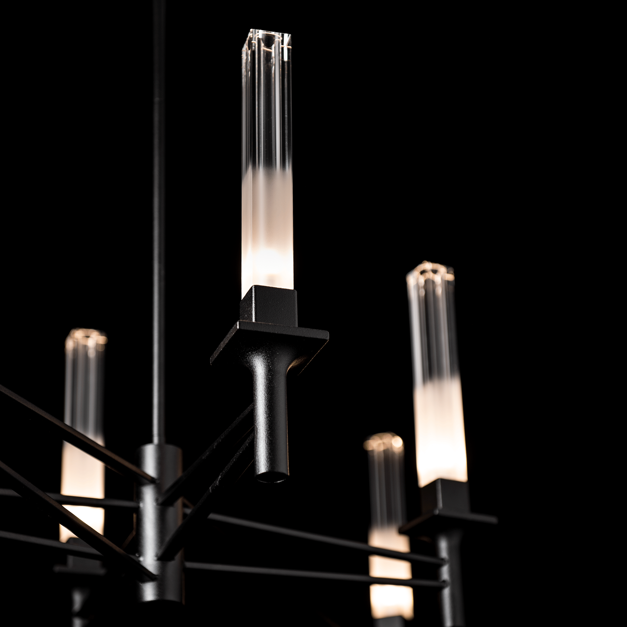Truss 6-Arm Linear Chandelier | by Hubbardton Forge | 131623