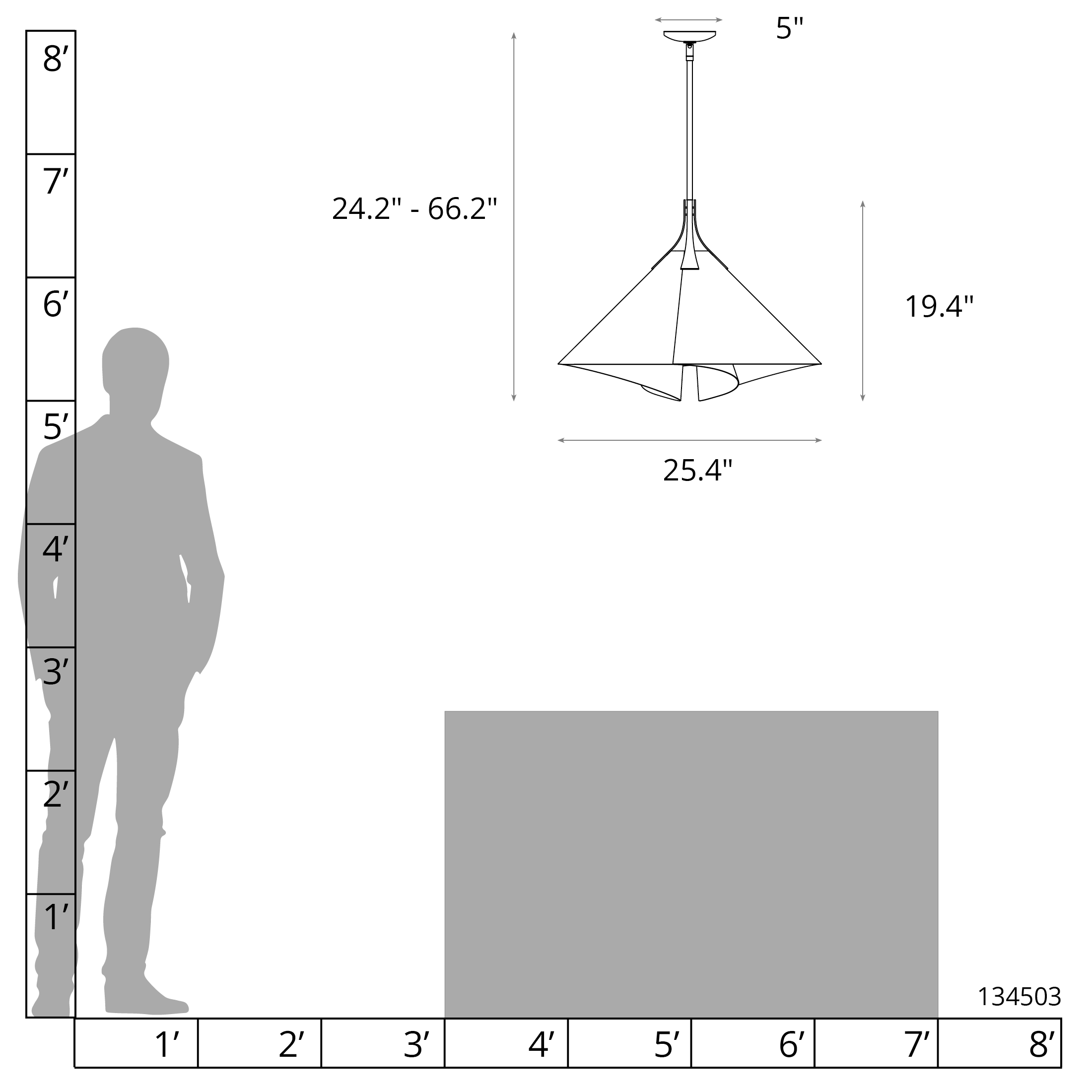Mobius Large Pendant | by Hubbardton Forge | 134503