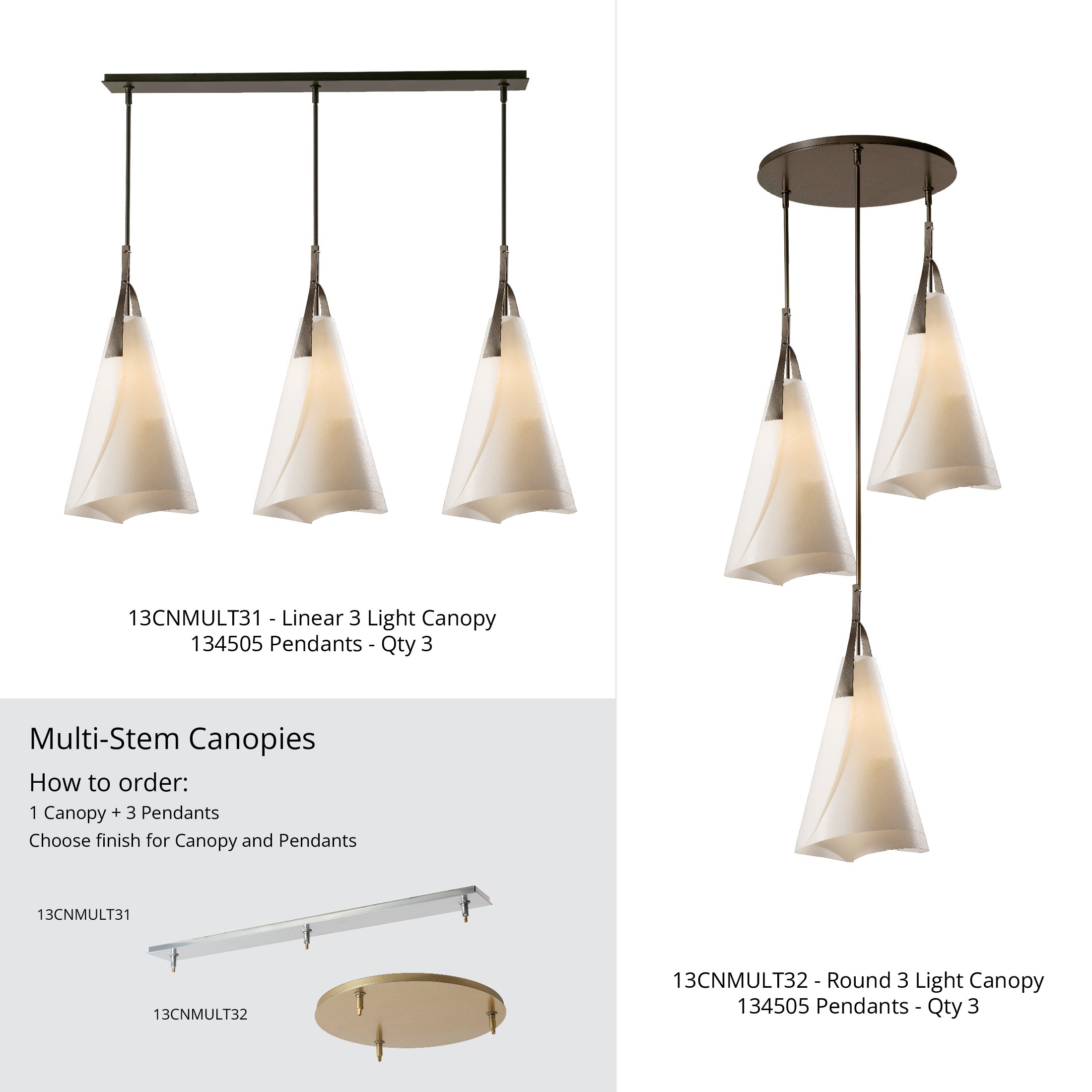 Mobius Tall Pendant | by Hubbardton Forge | 134505