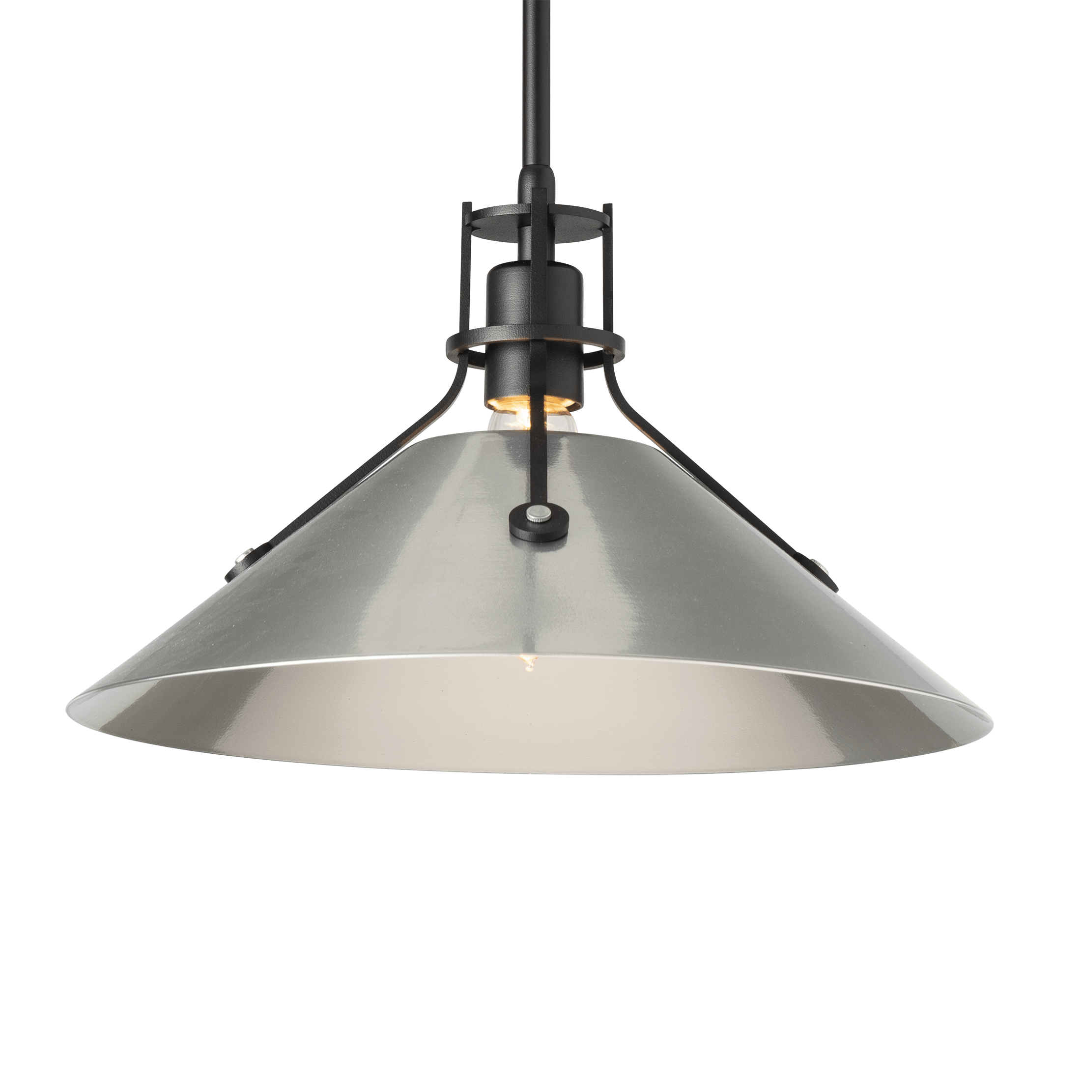 Henry Medium Steel Shade Pendant | by Hubbardton Forge | 134550